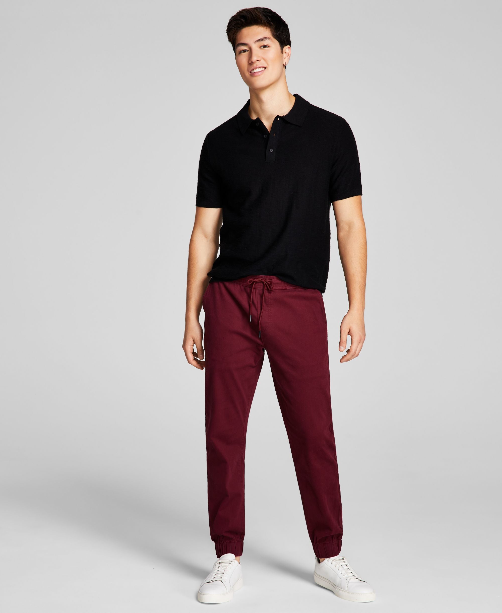 Men's Brushed Twill Jogger Pants