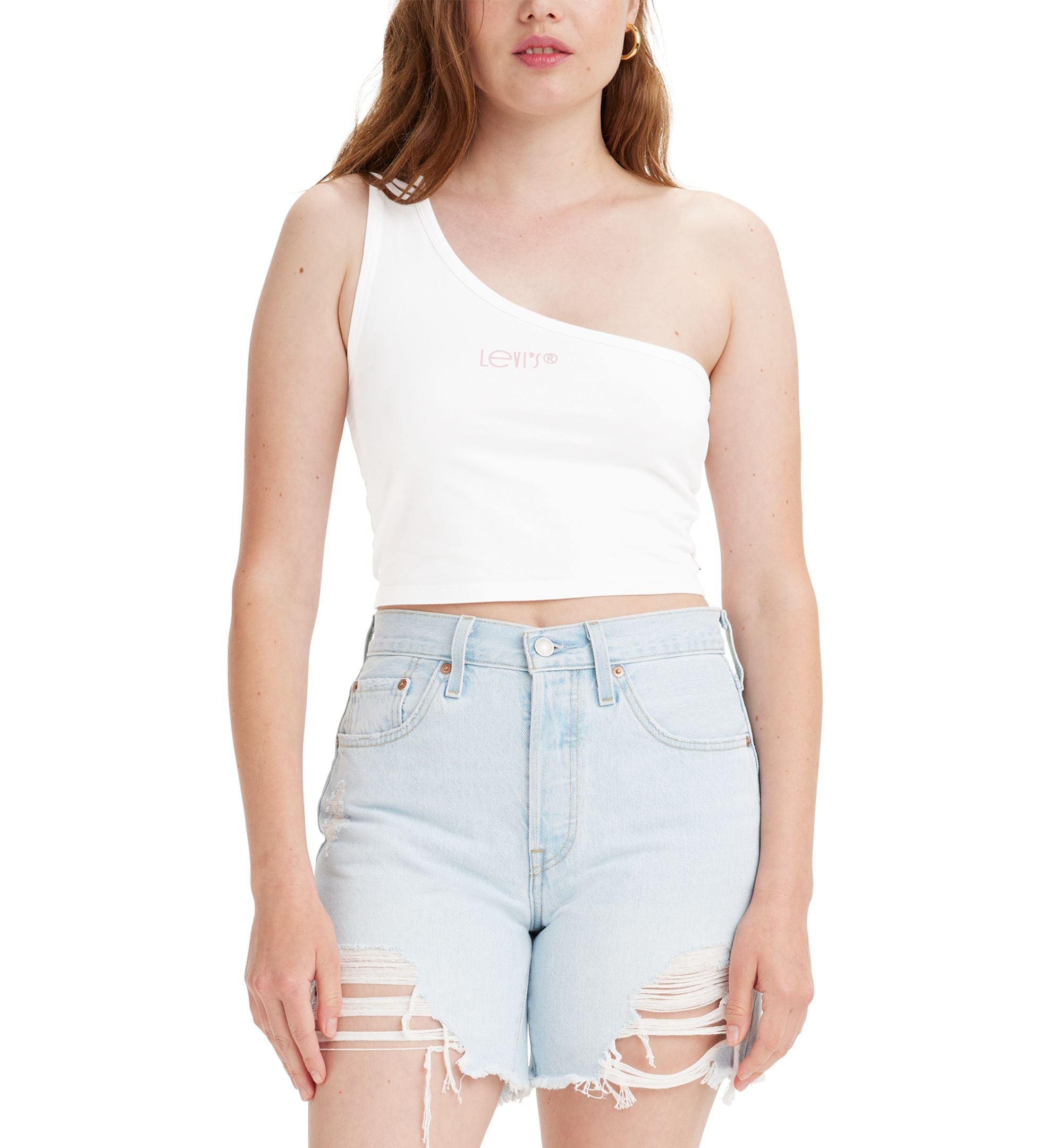Women's One-Shoulder Tank Top