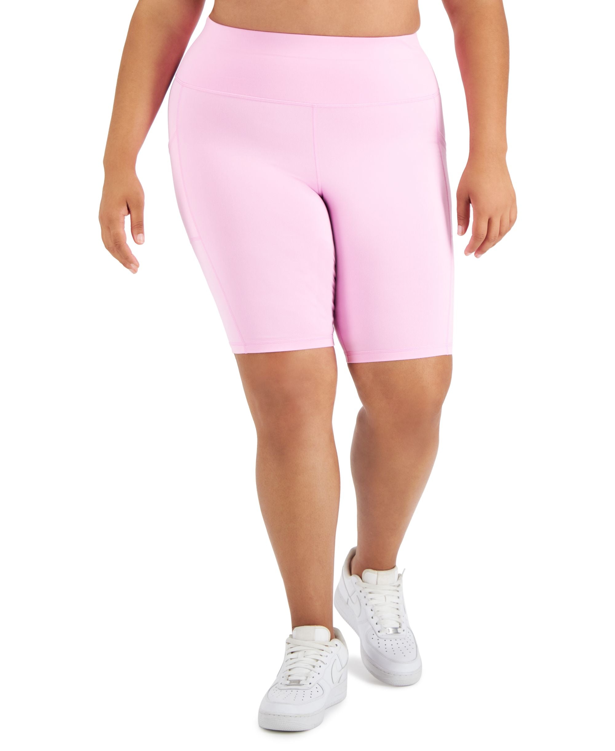 ID Ideology Plus Size Pull On Bicycle Shorts