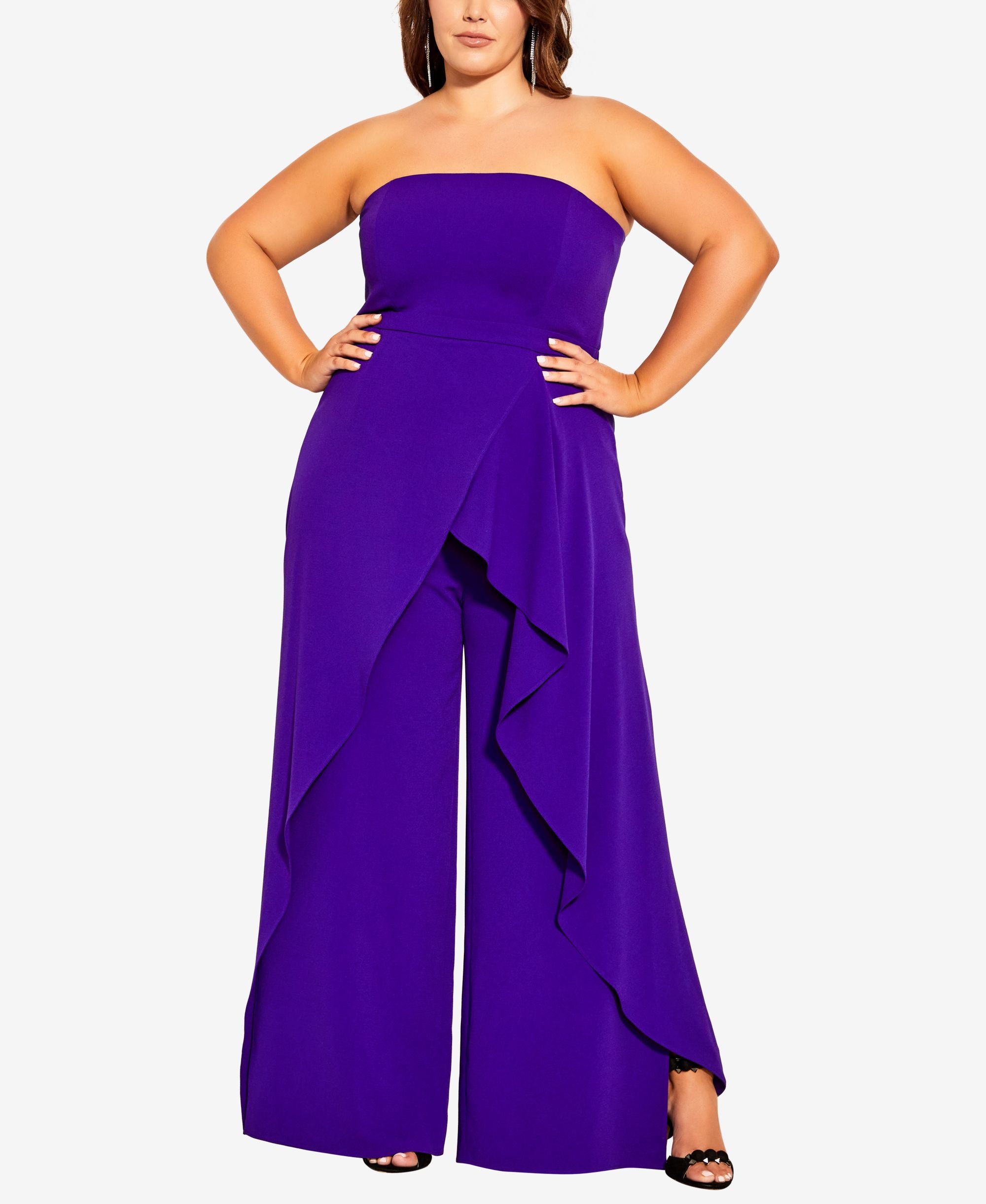 City Chic Trendy Plus Size Attract Jumpsuit