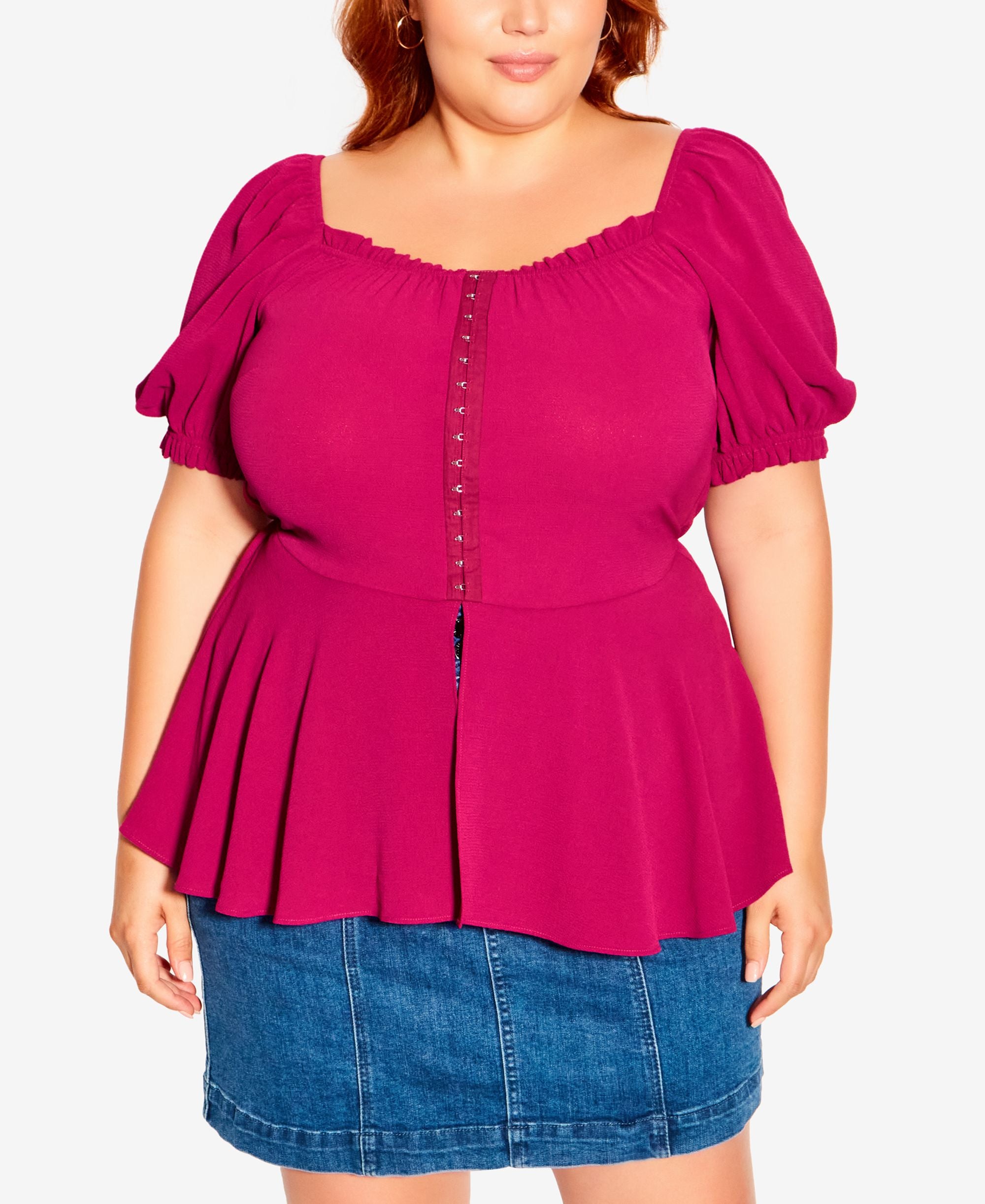 Trendy Plus Size Quirky Top