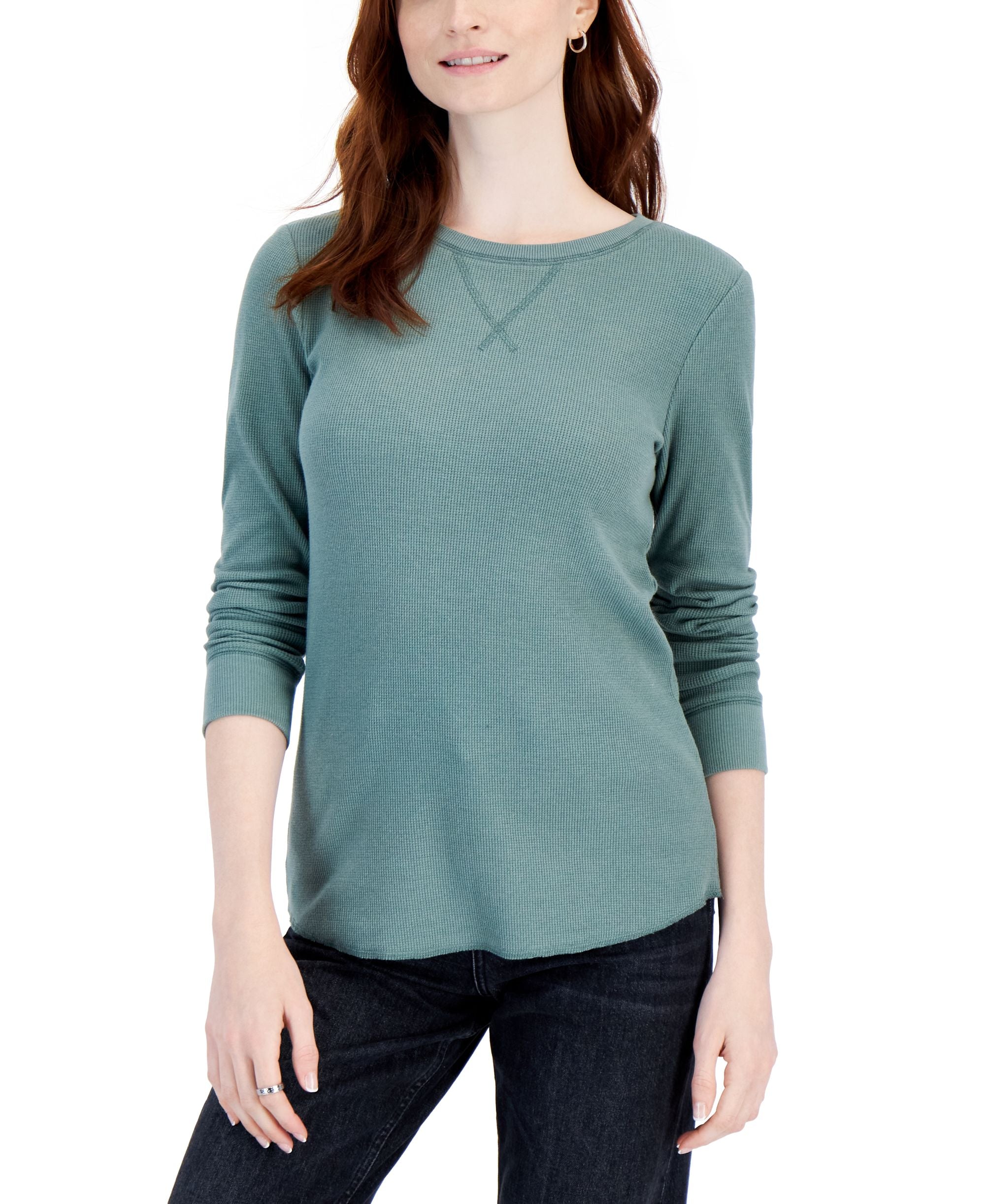 Women's Waffle Knit Top