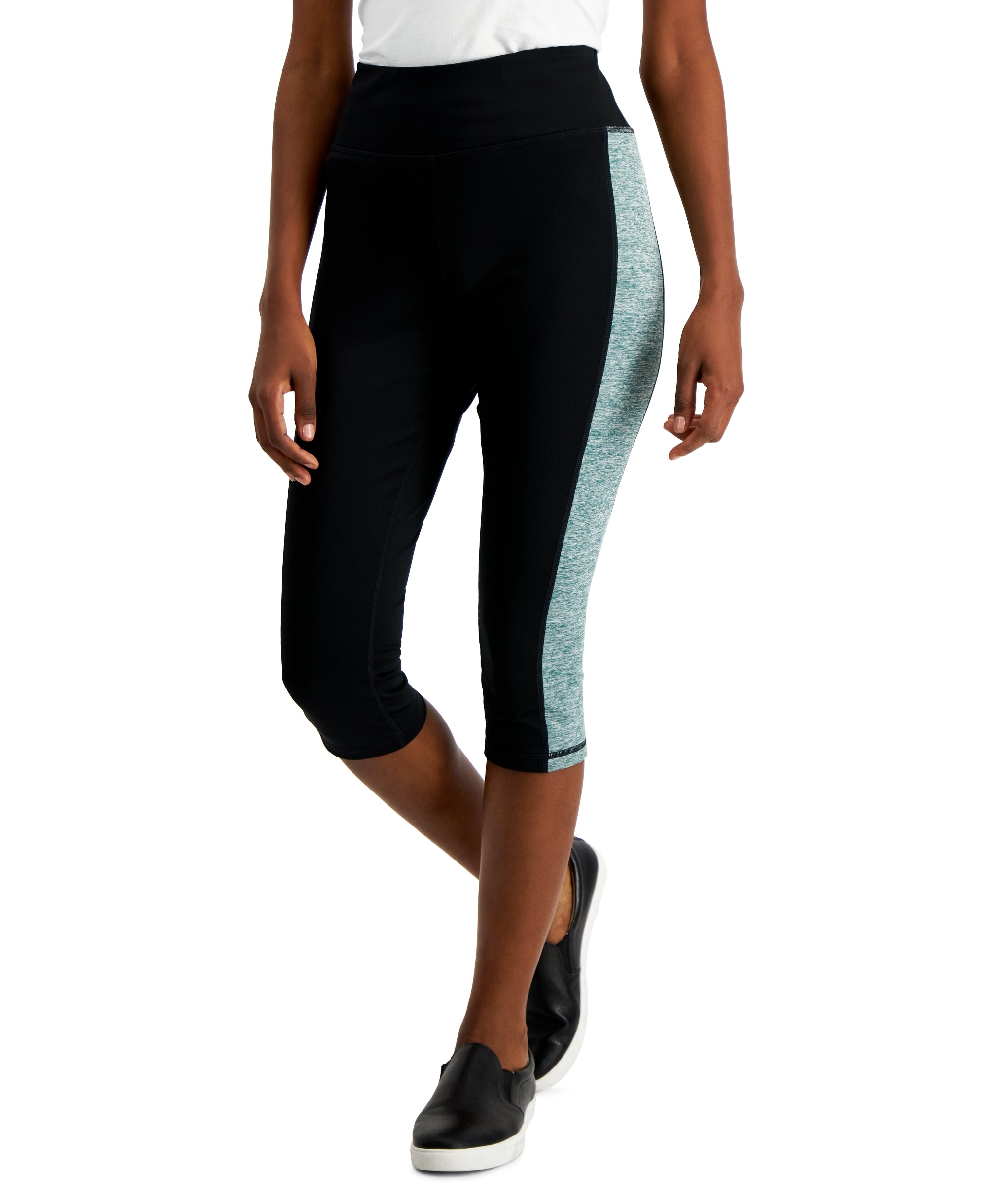 Active Petite Colorblocked Cropped Leggings