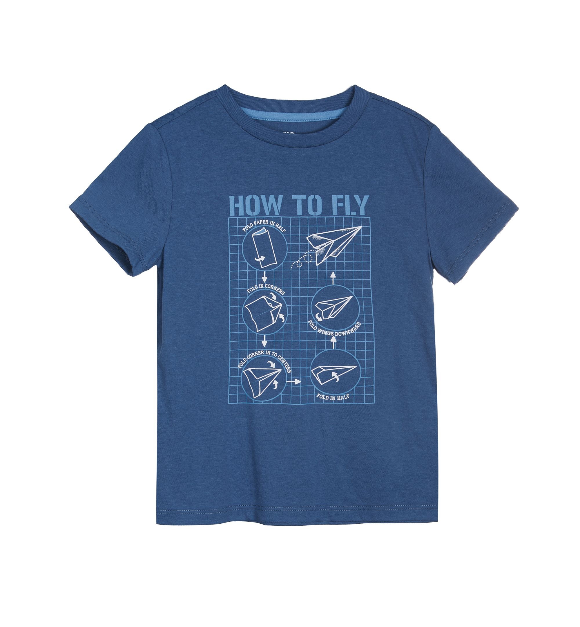 Little Boys Short Sleeve Graphic T-Shirt