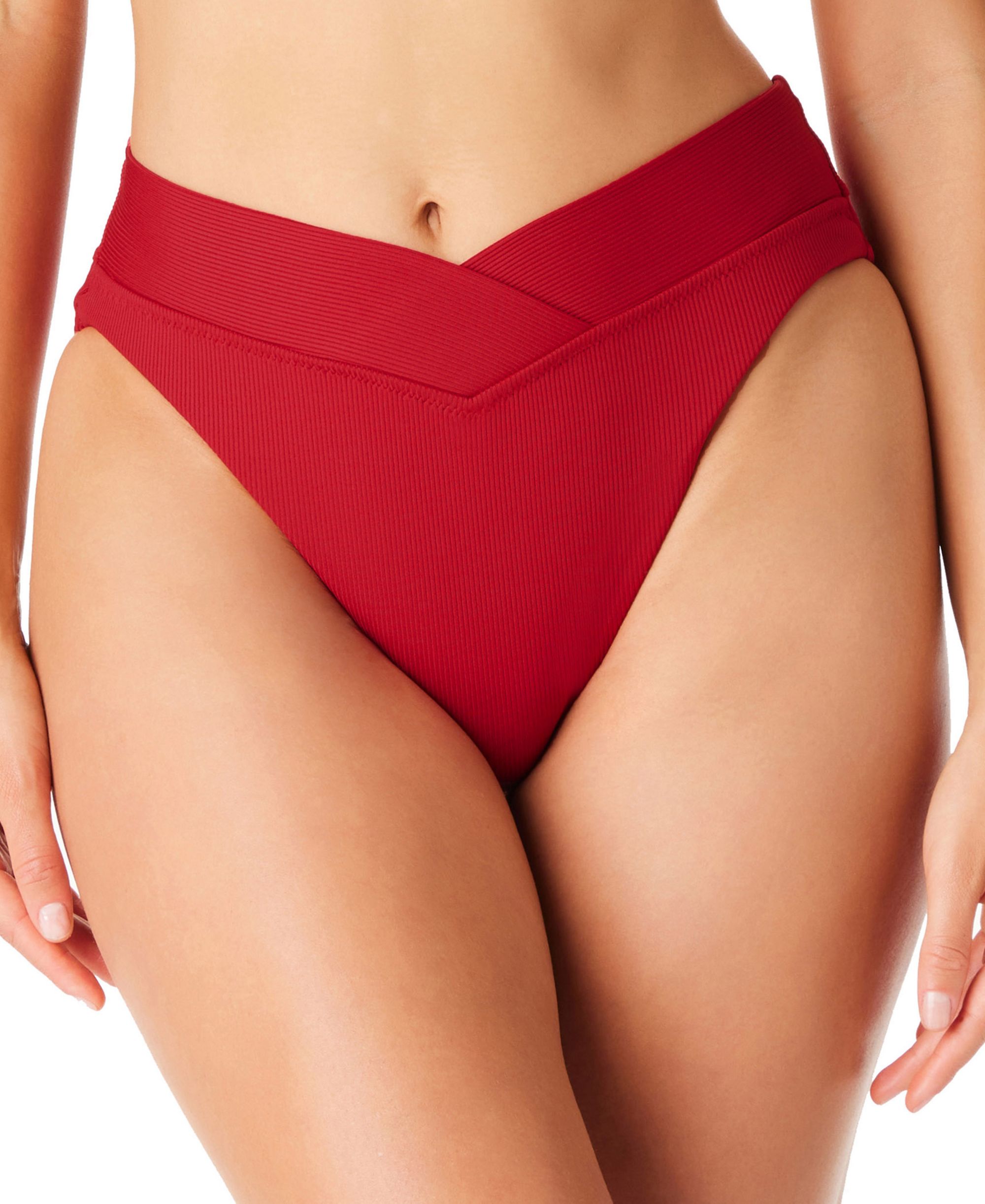 Women's Ribbed Bikini Bottoms