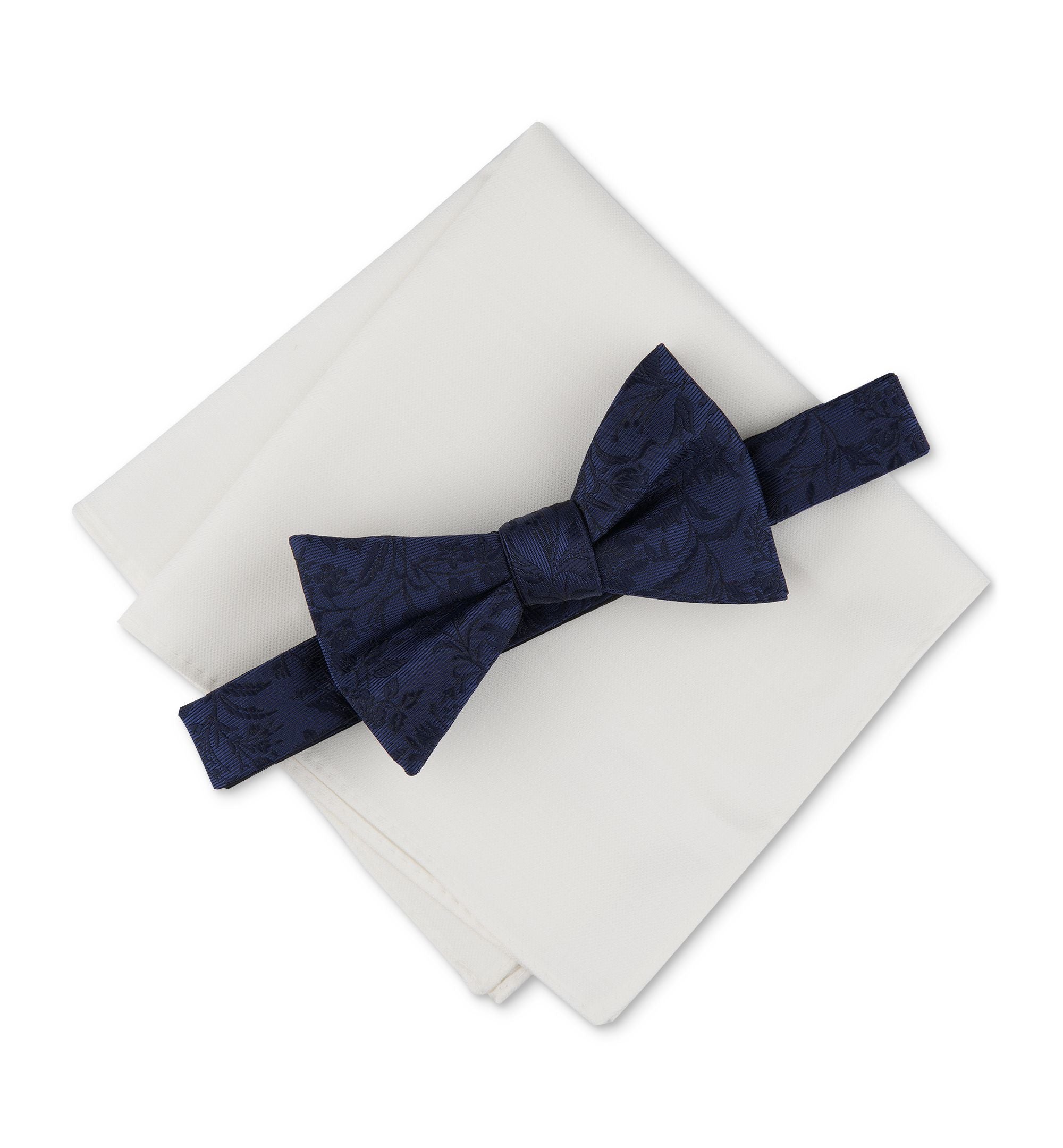 Men's 2-Pc. Edken Bow Tie & Pocket Square Set