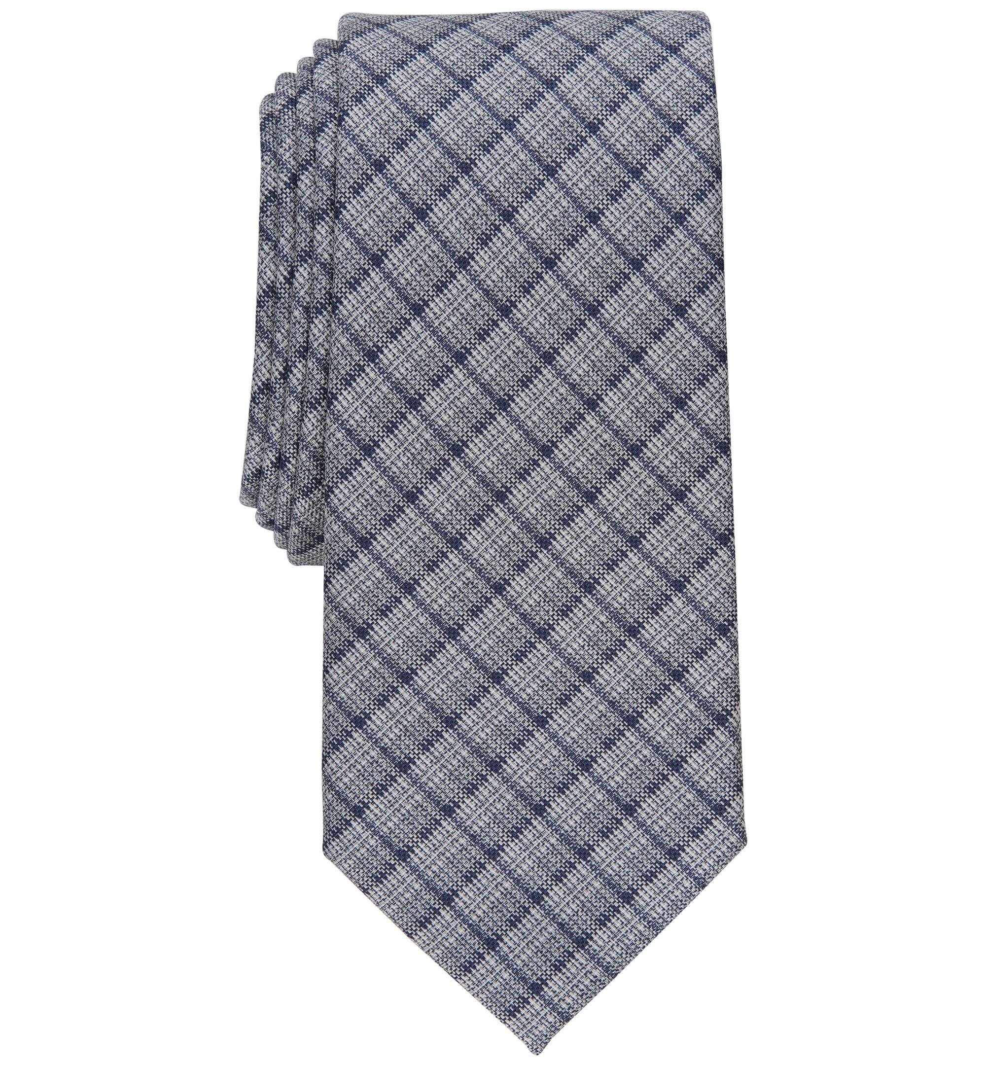 Men's Gino Plaid Slim Tie