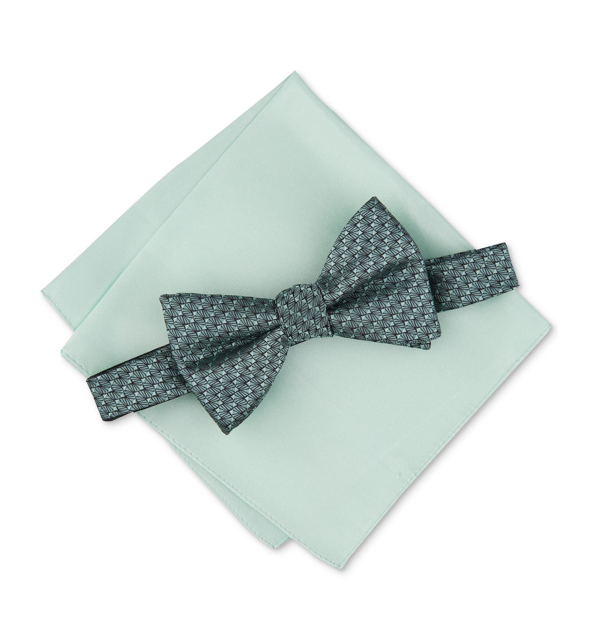 Men's 2-Pc. Bow Tie & Pocket Square Set