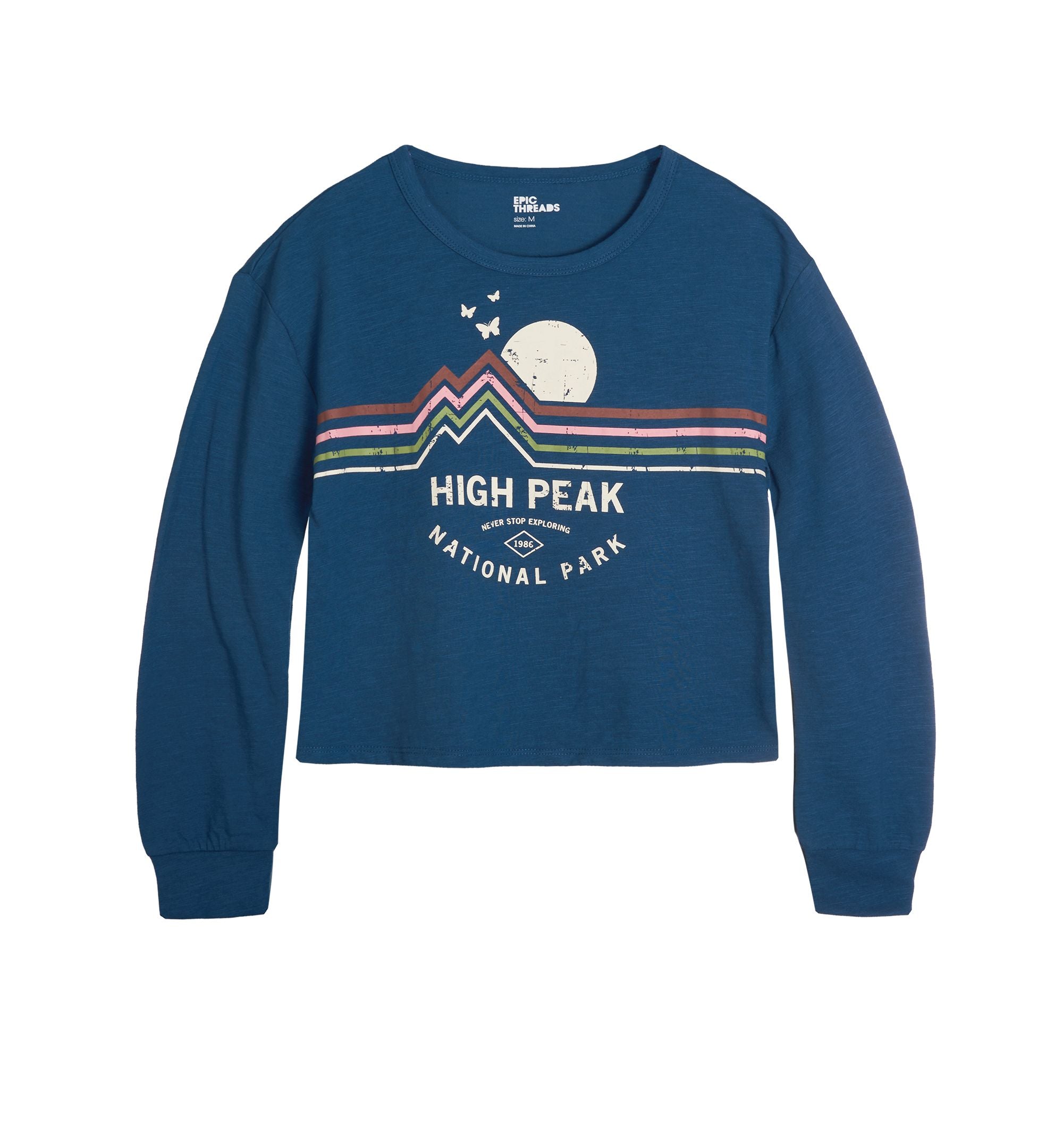 Epic Threads Big Girls High Peak Graphic T-Shirt