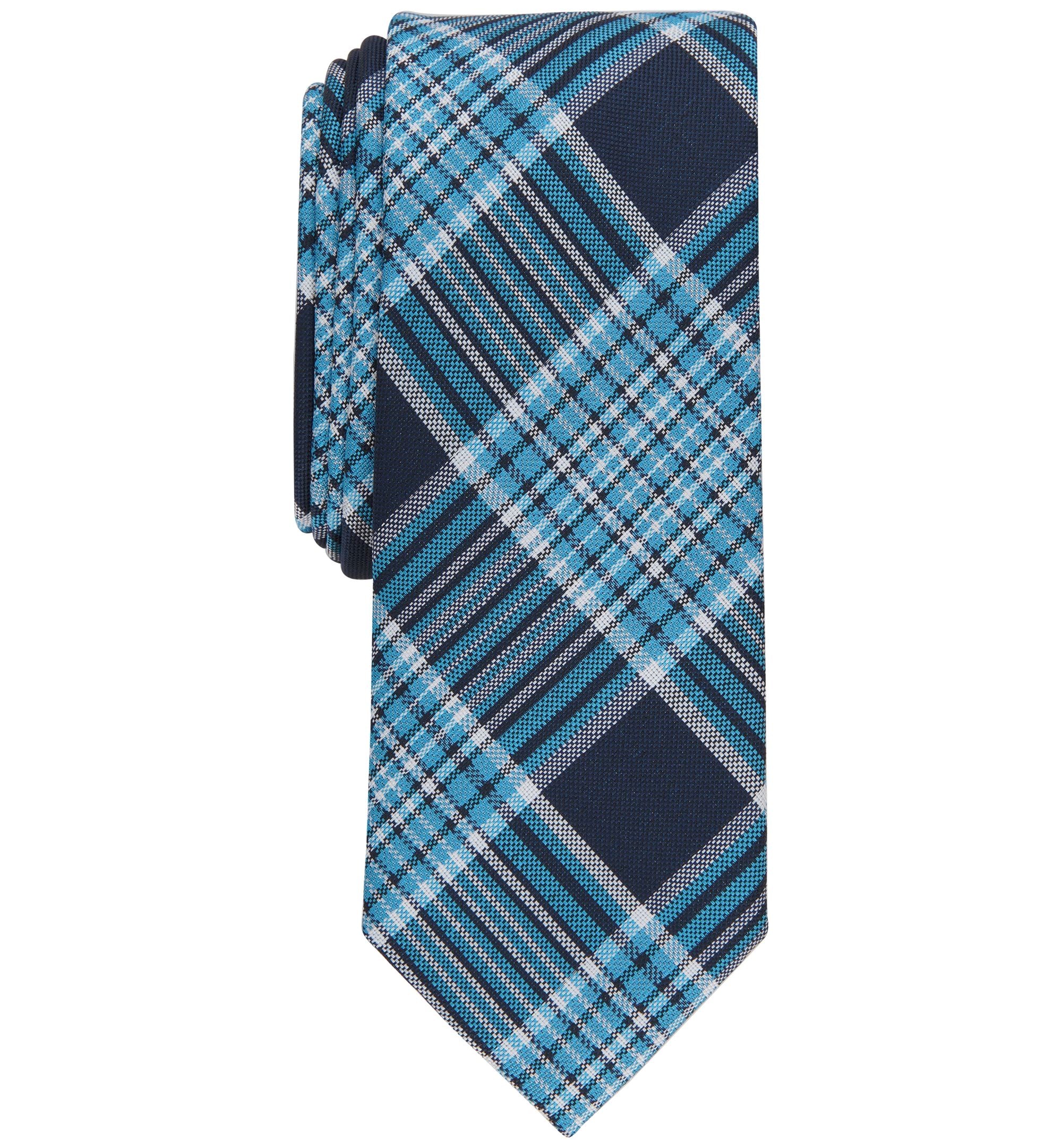 Men's Leroy Plaid Skinny Tie