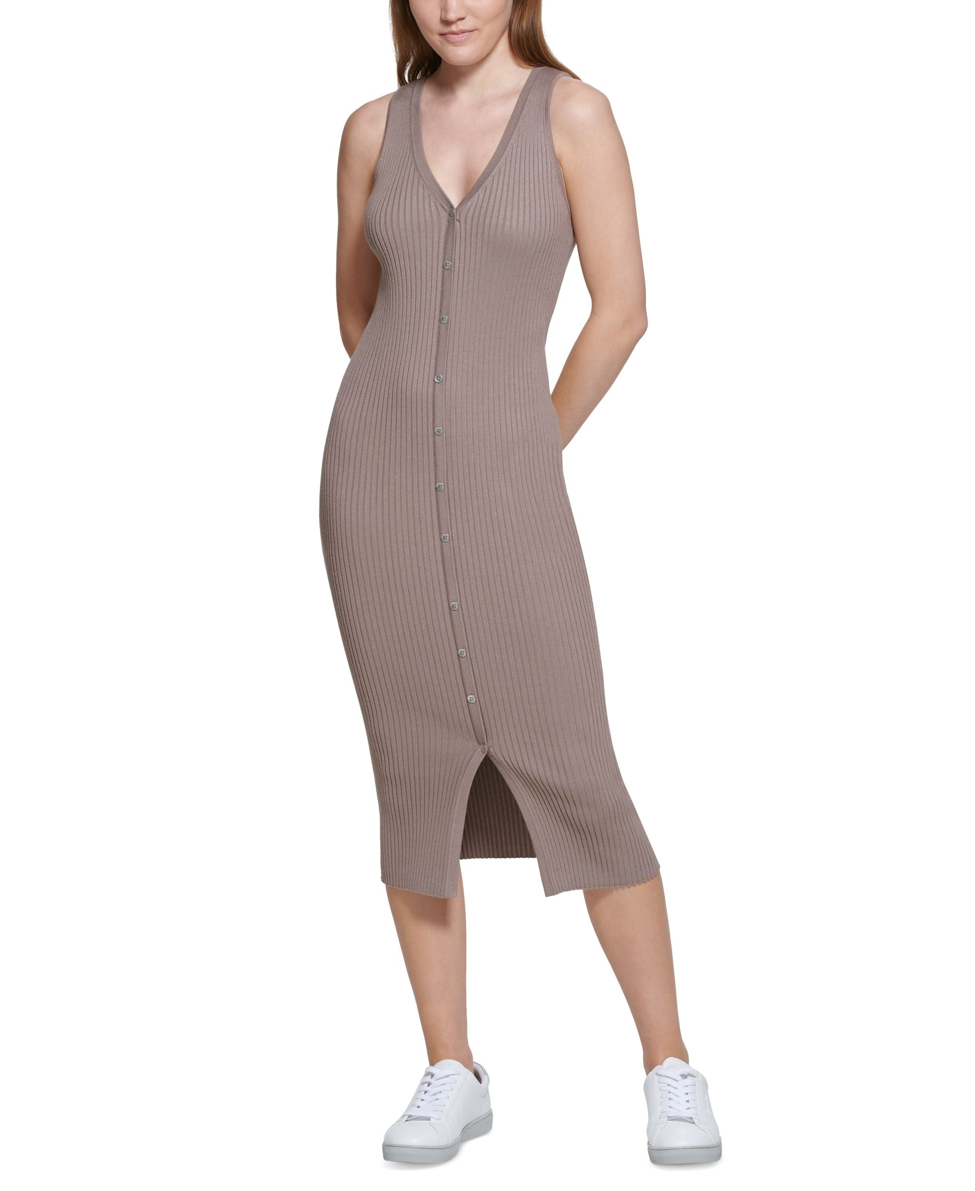Women's Ribbed-Knit Bodycon Dress