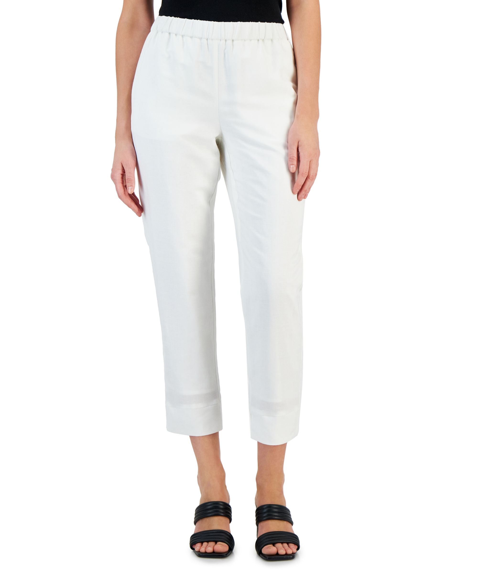 Women's Linen Blend Pull-On Pants
