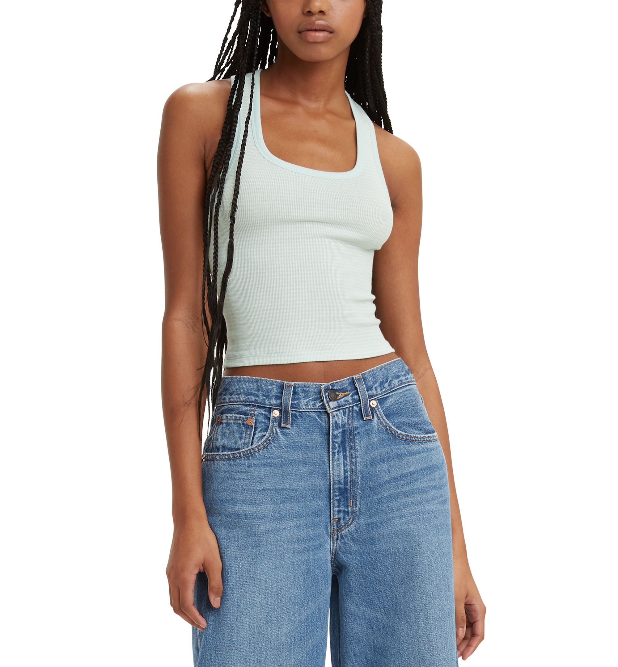 Women's Scoop Neck Honey Racerback Tank Top
