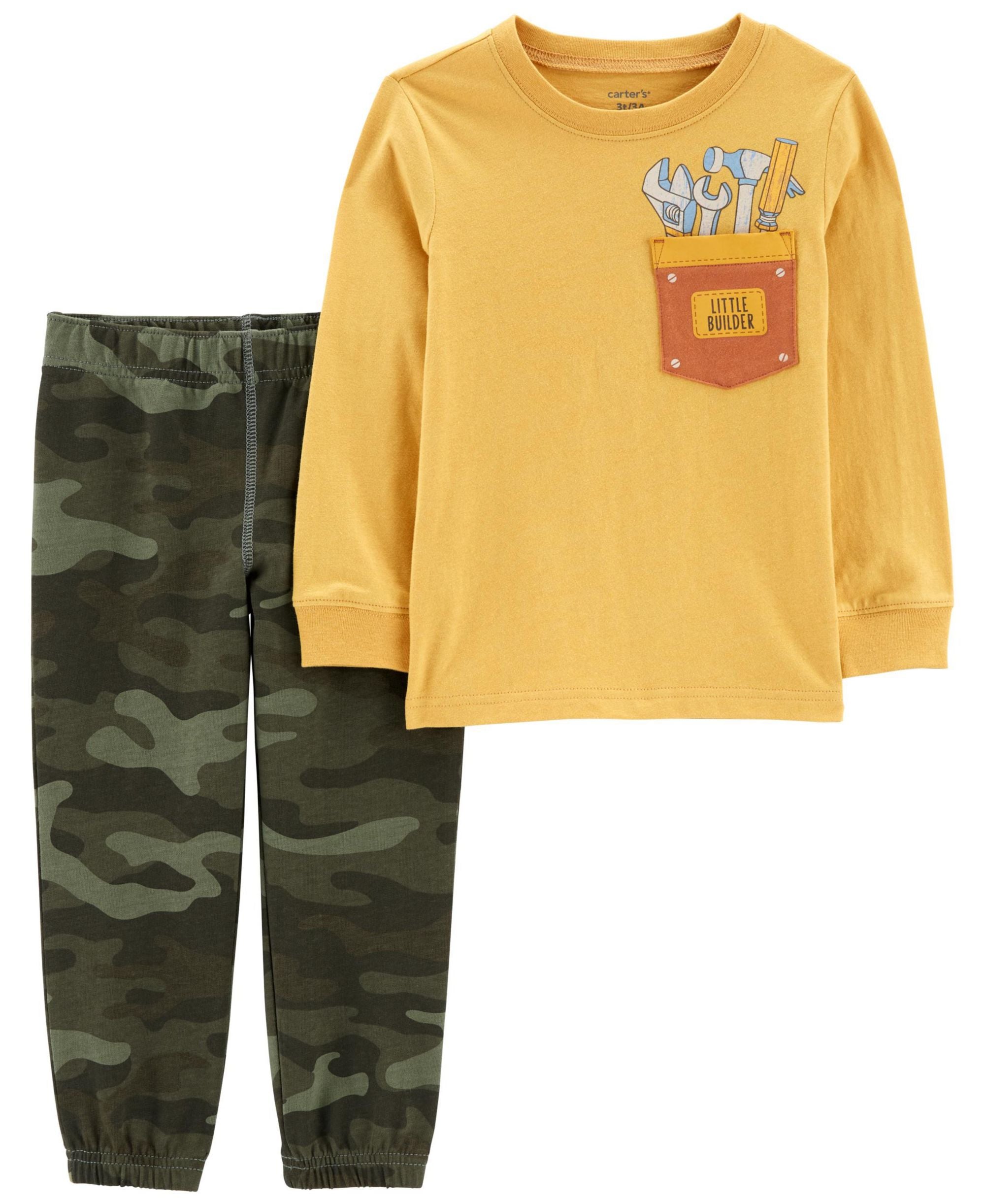Carters Baby Boys Long Sleeves T-Shirt Joggers 2 Piece Set