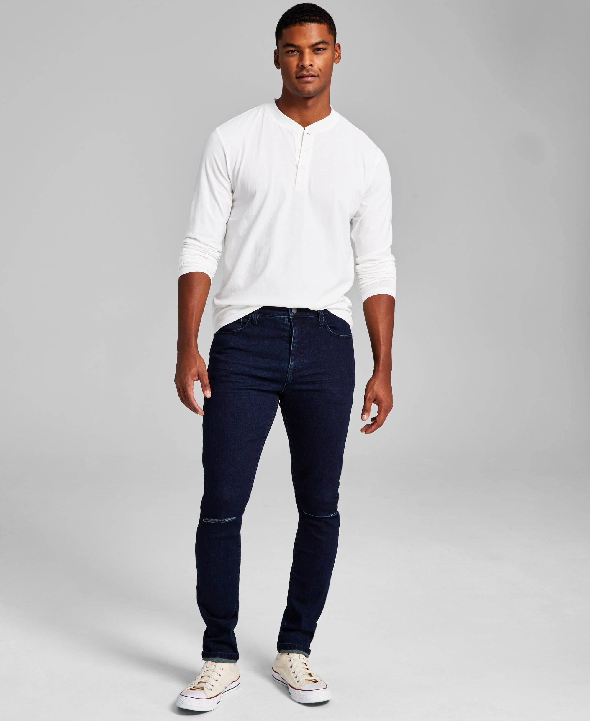 Men's Pearson Skinny-Fit Stretch Destroyed Jeans