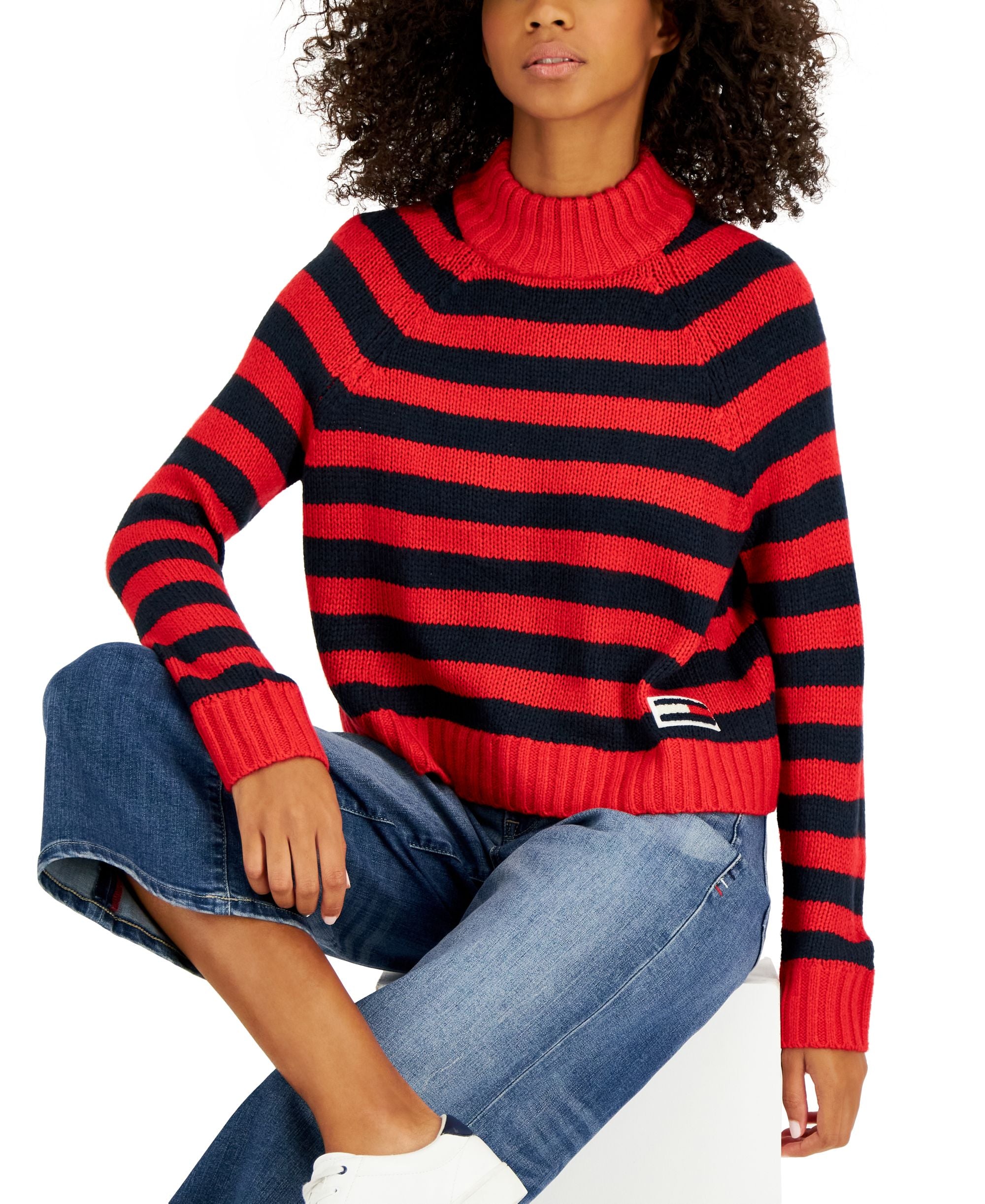 Women's V-Neck Cropped Cardigan Sweater