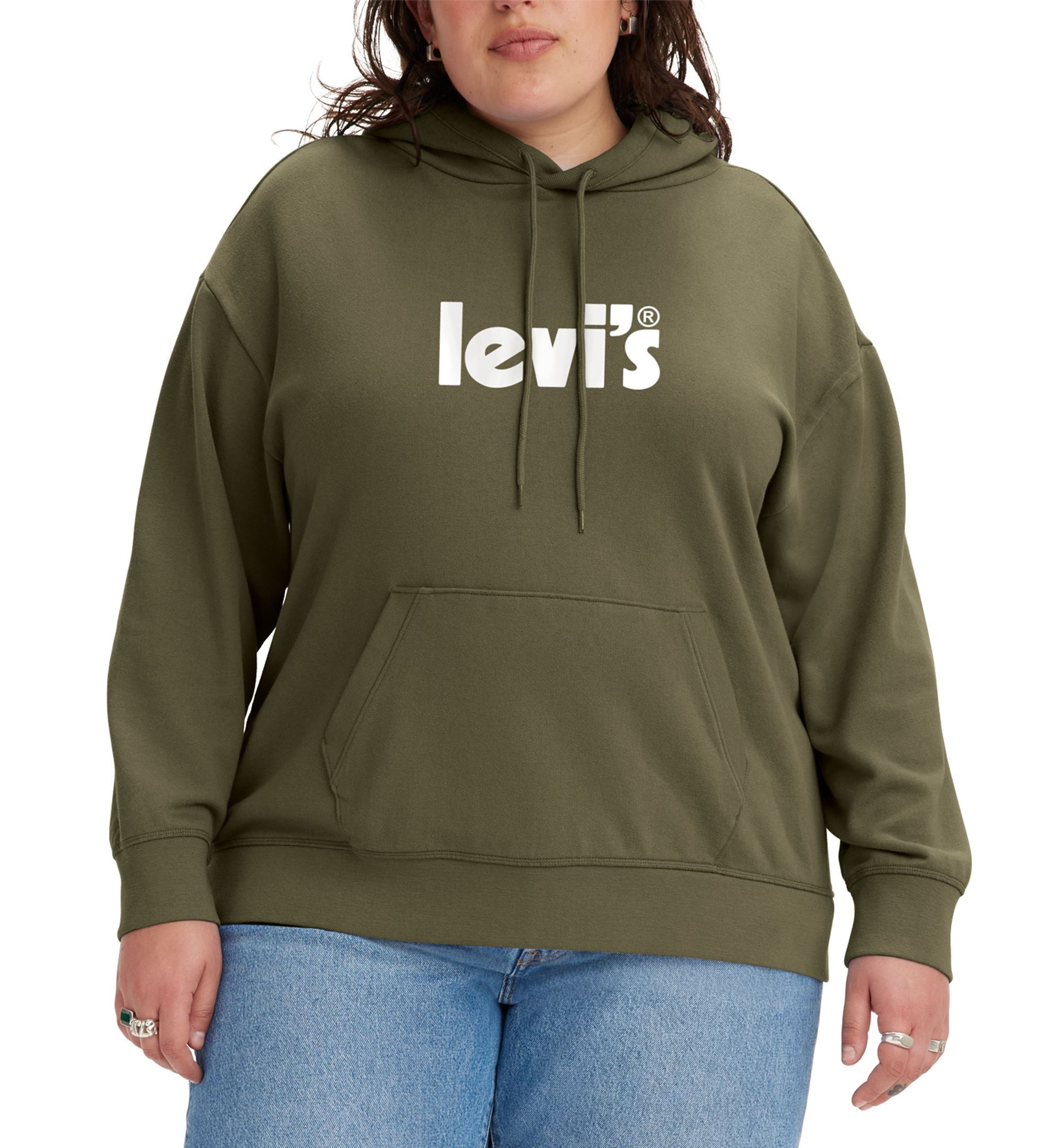 Levis Trendy Plus Size Graphic Standard Fit Hoodie
