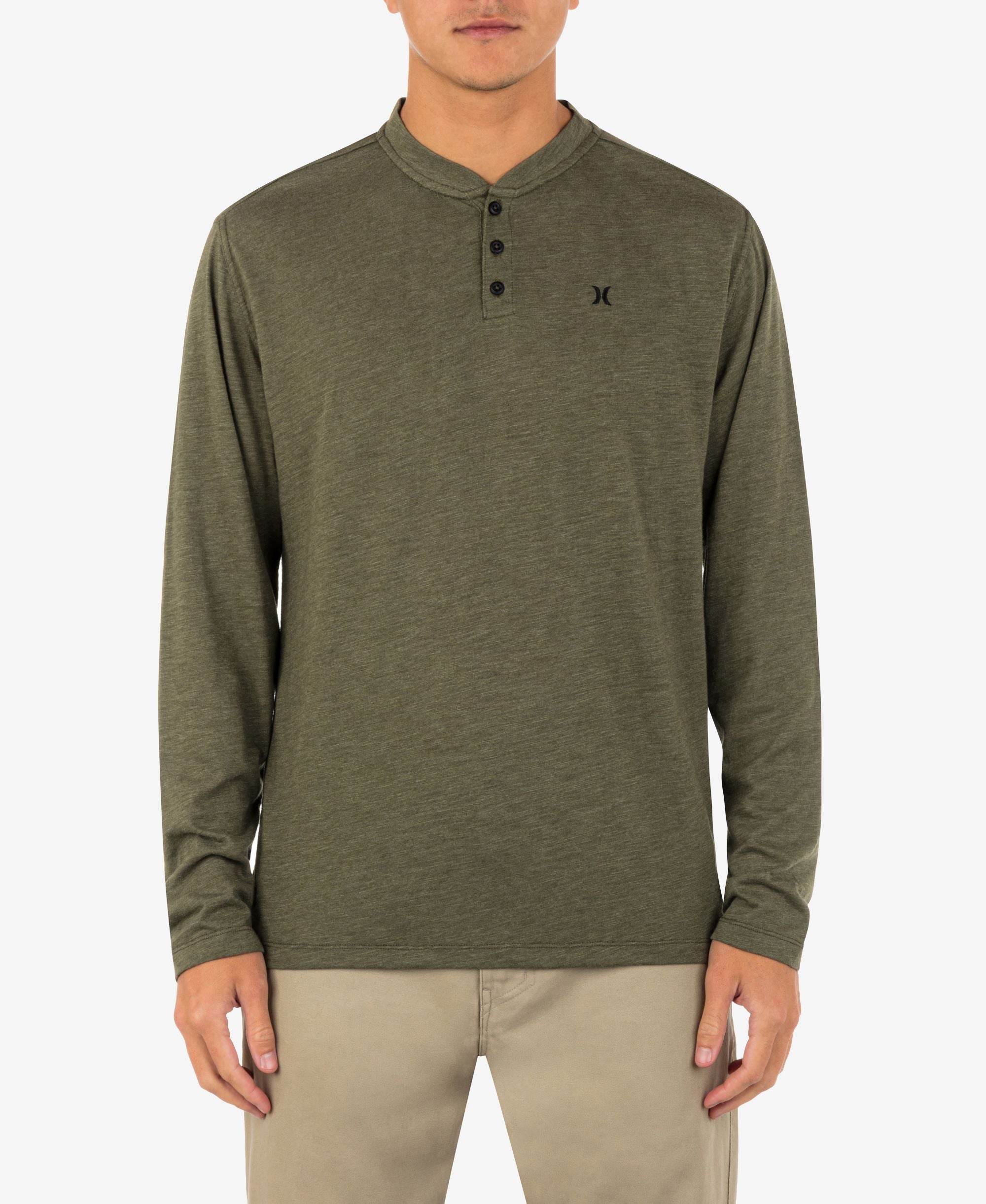 Men's Vista Henley Button-Up Long Sleeve Shirt