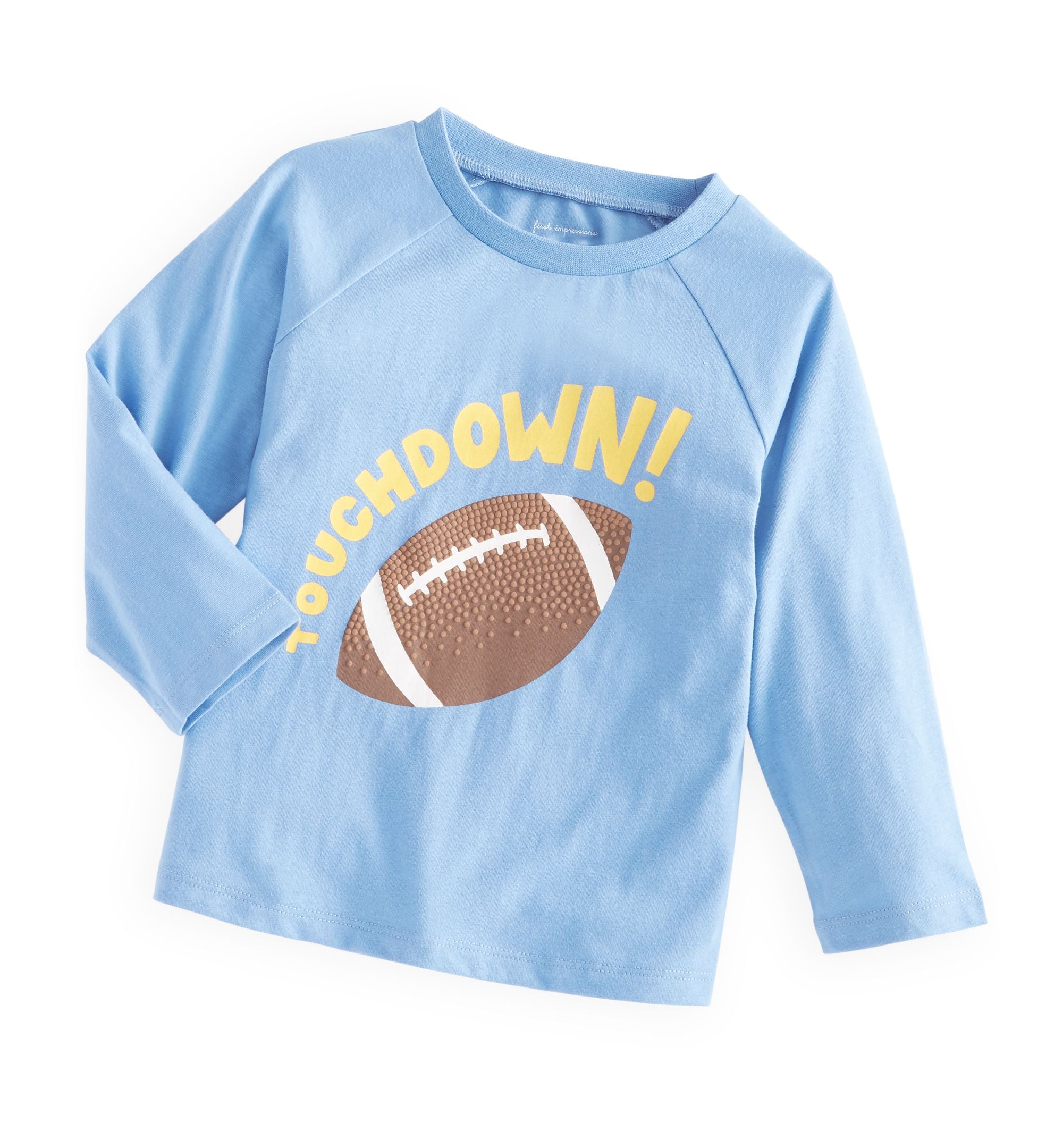 First Impressions Baby Boys Football Long Sleeve Shirt