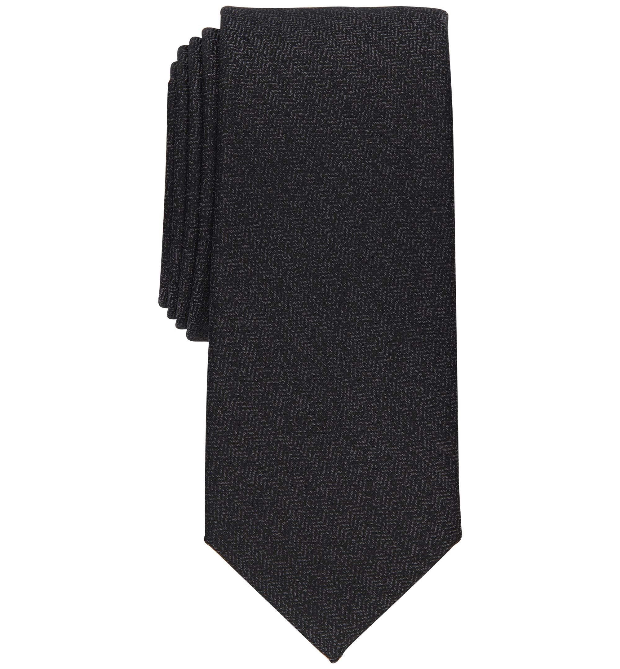 Men's Slim Herringbone Tie