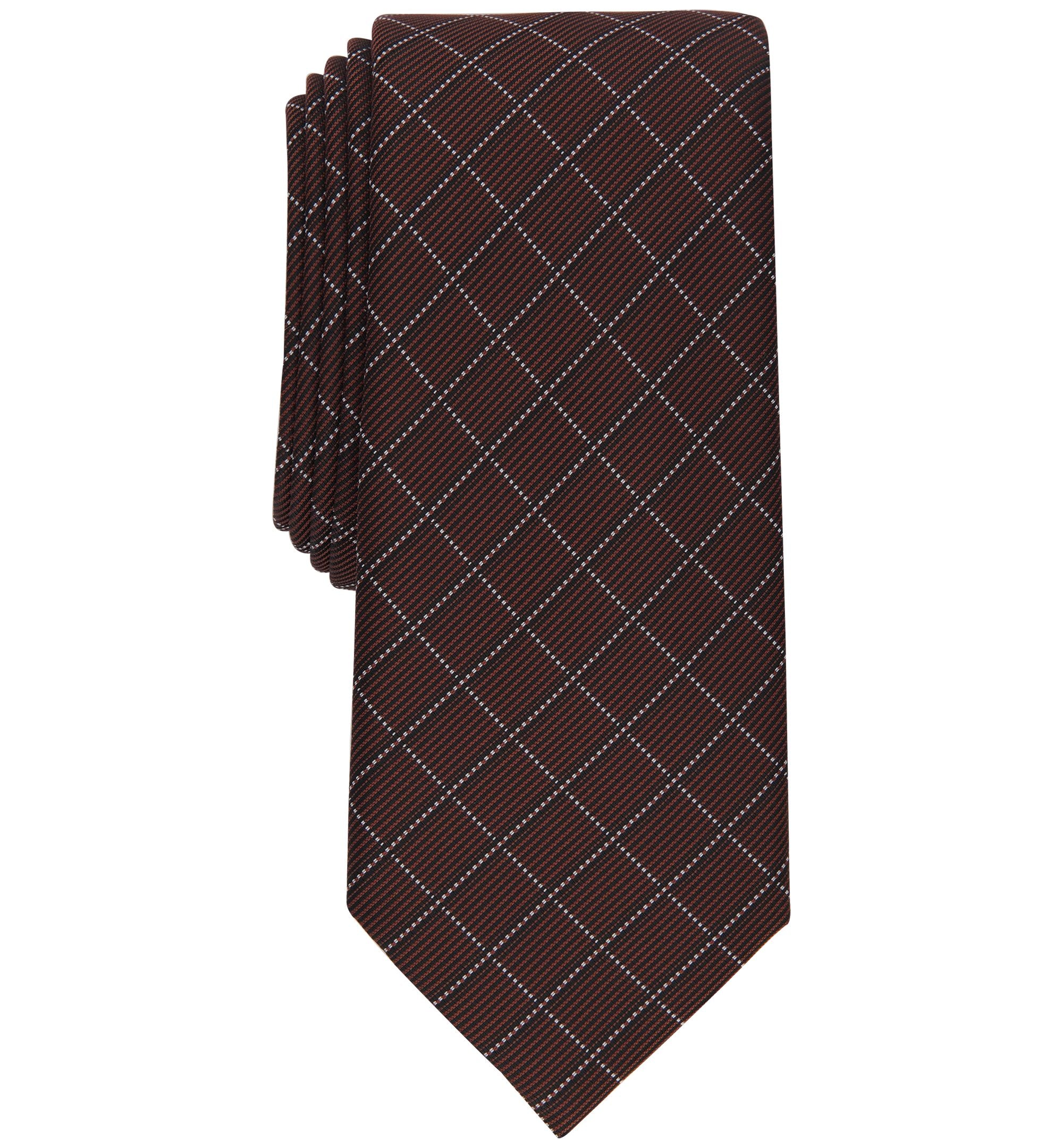 Men's Slim Grid Tie