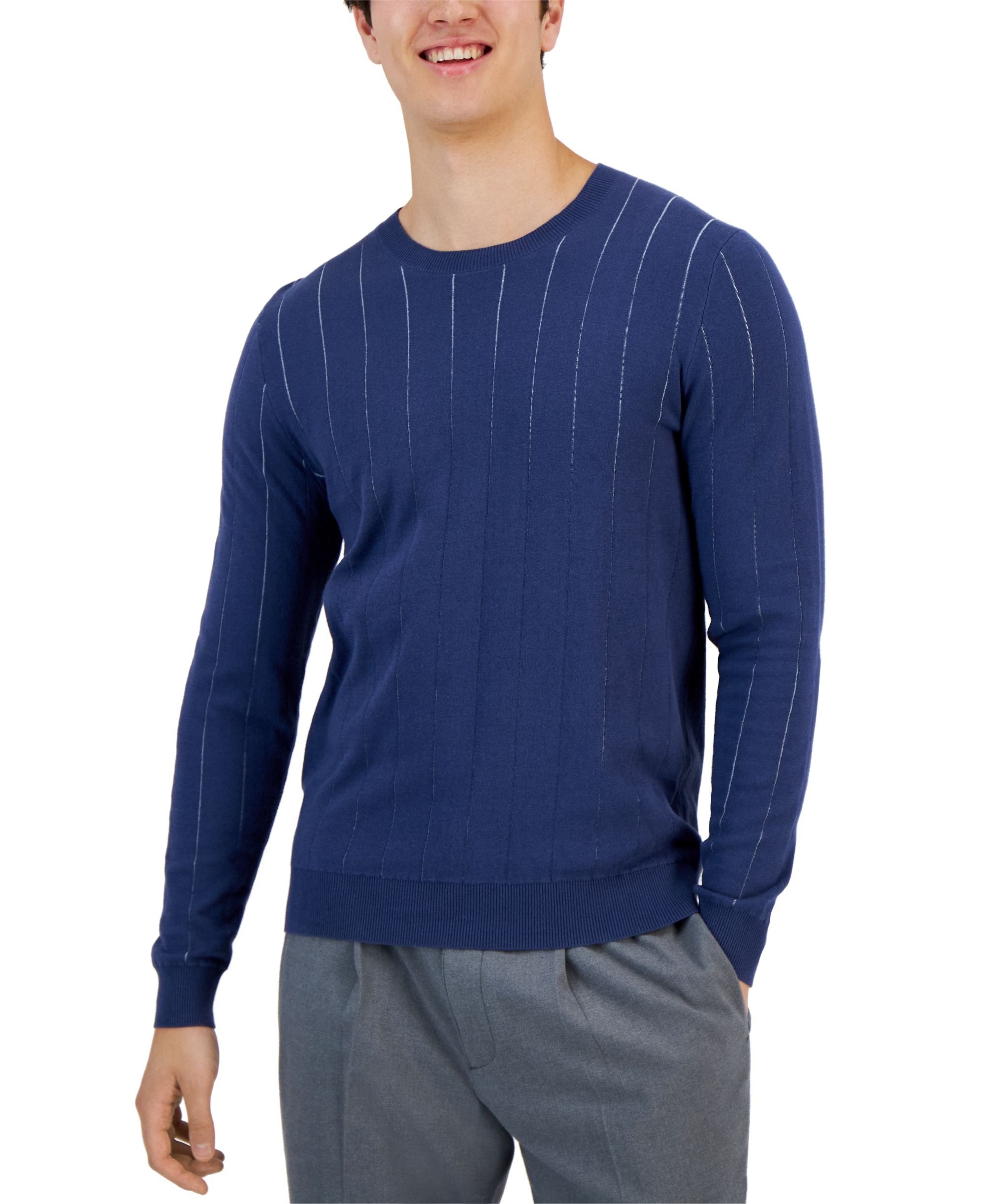 Alfani Mens Double Knit Sweater