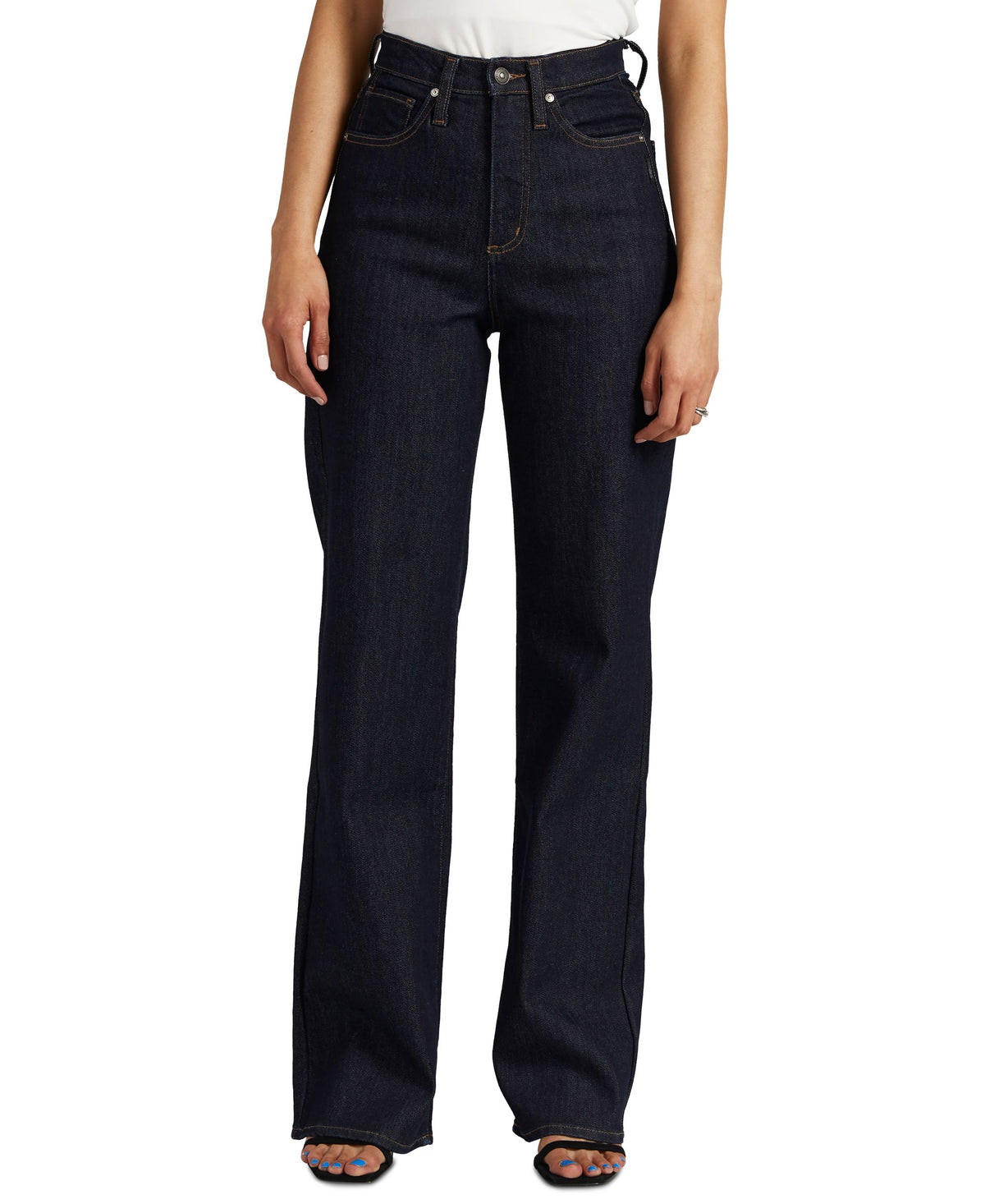 Plus Size Highly Desirable Denim Trousers