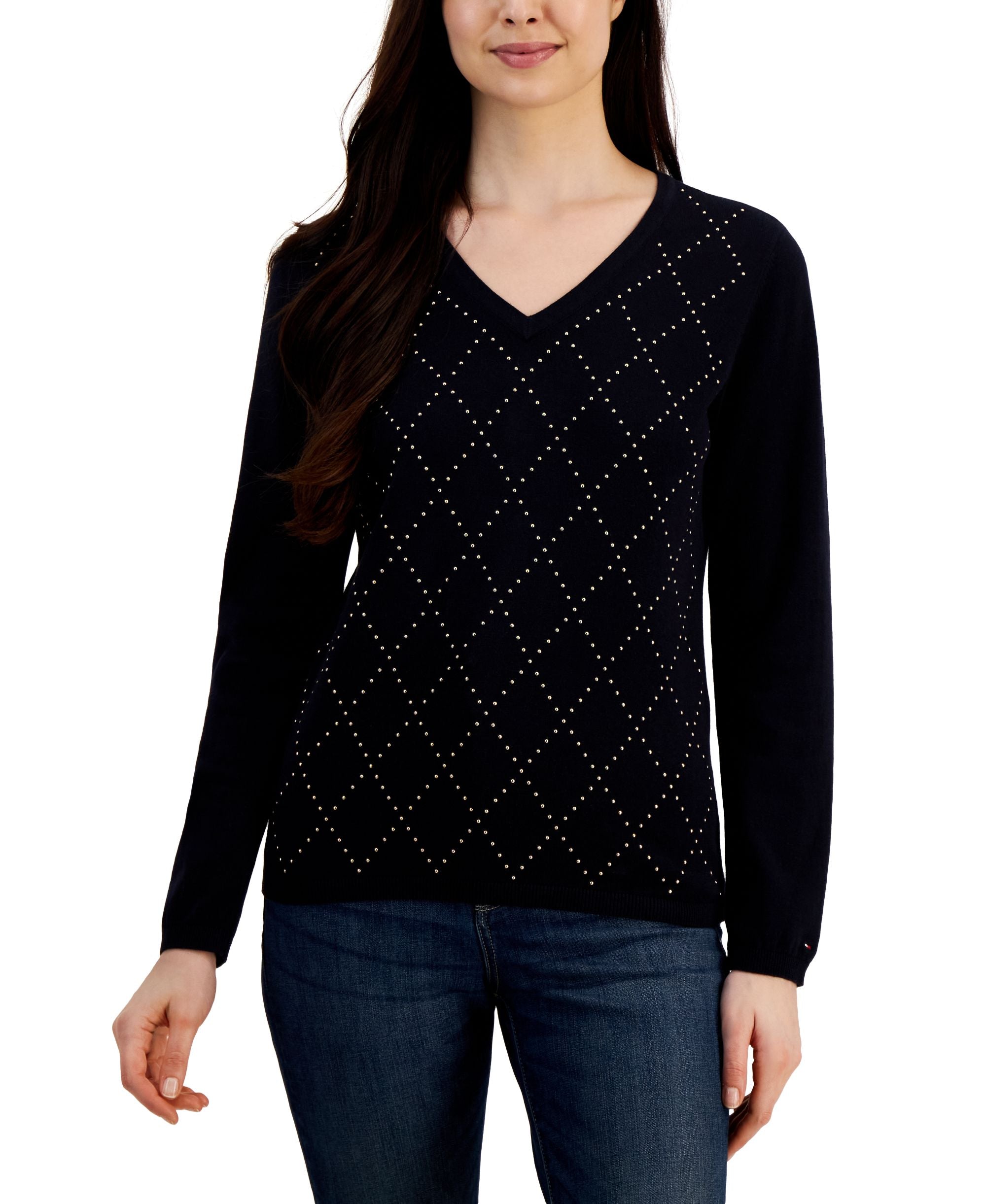 Women's Logo Crest Long Sleeve Sweater