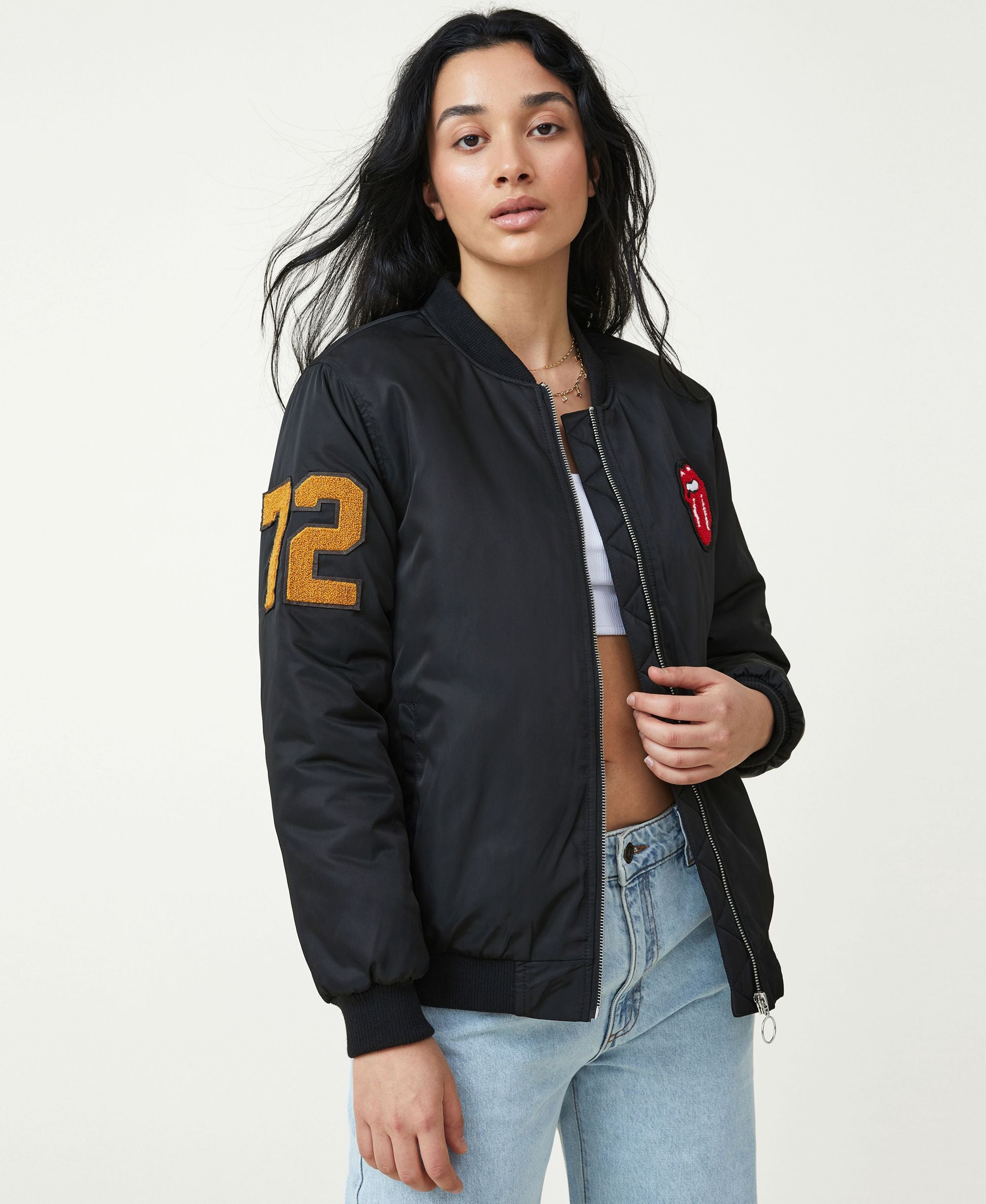 Women's Rolling Stones Bomber Jacket