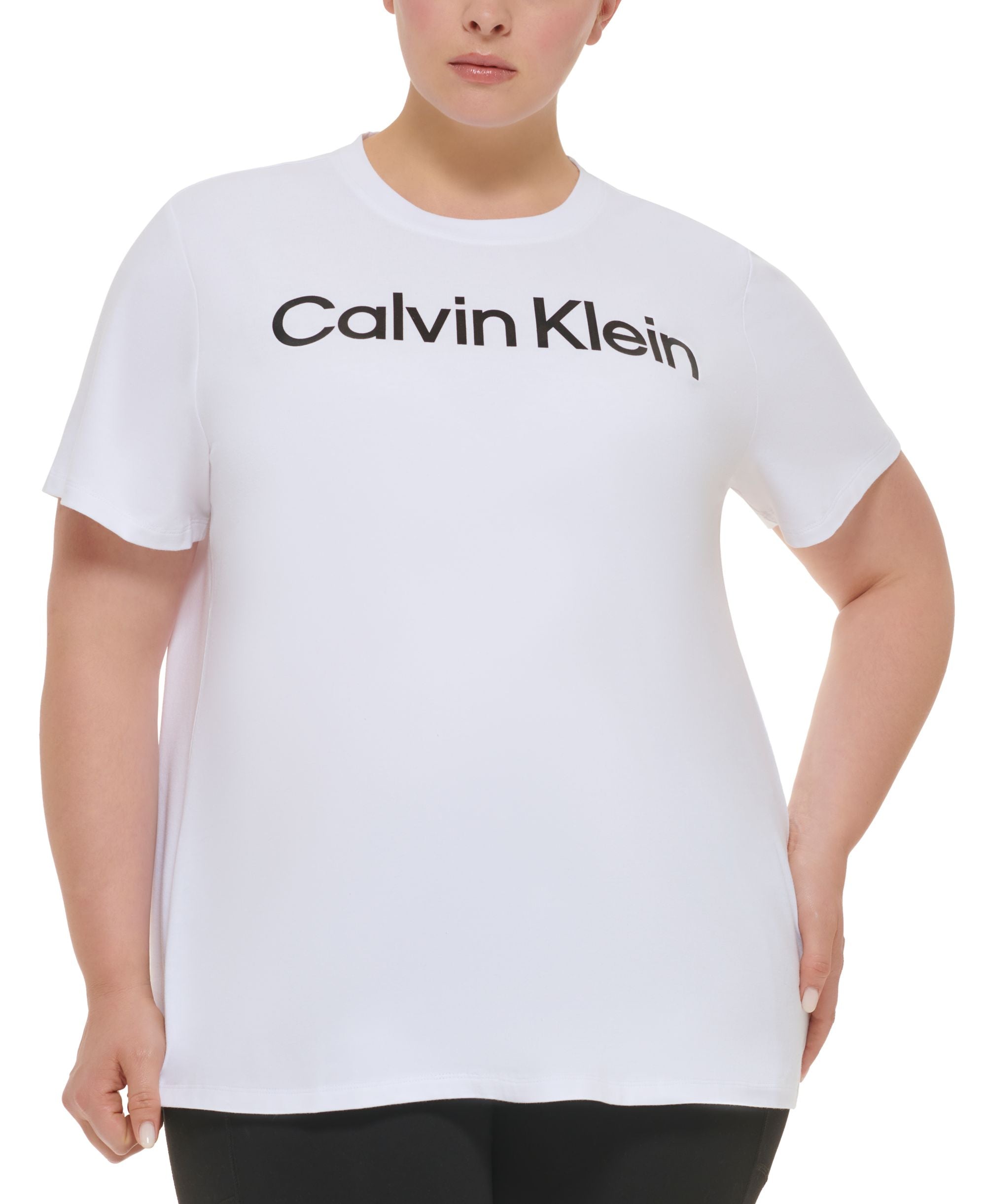 Plus Size Logo-Print Crewneck T-Shirt