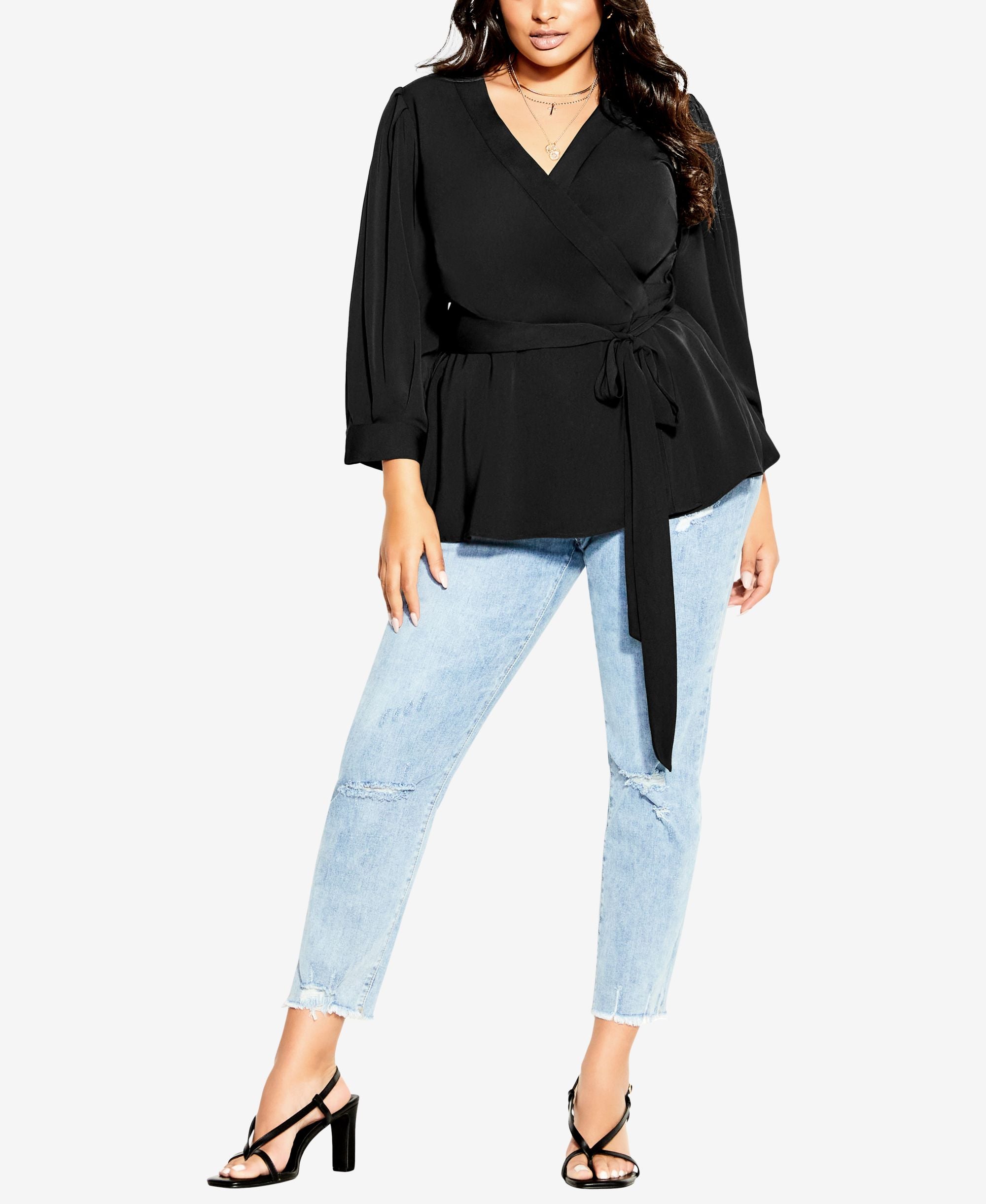 Anne Klein Boat-Neck Dolman-Sleeve Top