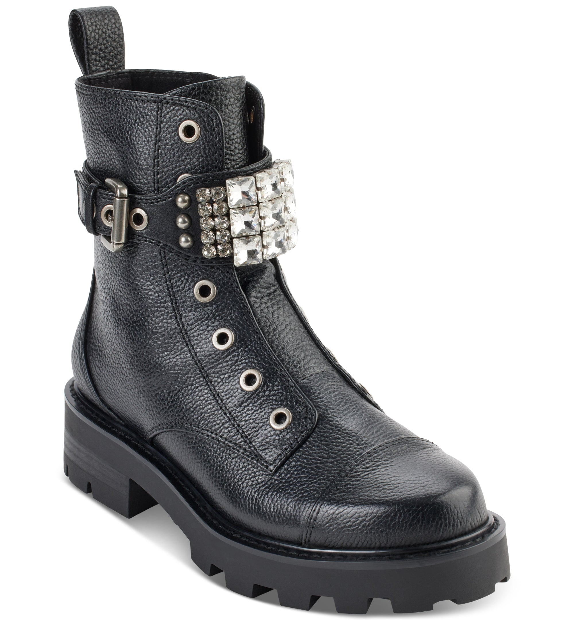 Women's Maeva Embellished Buckled Zip Booties
