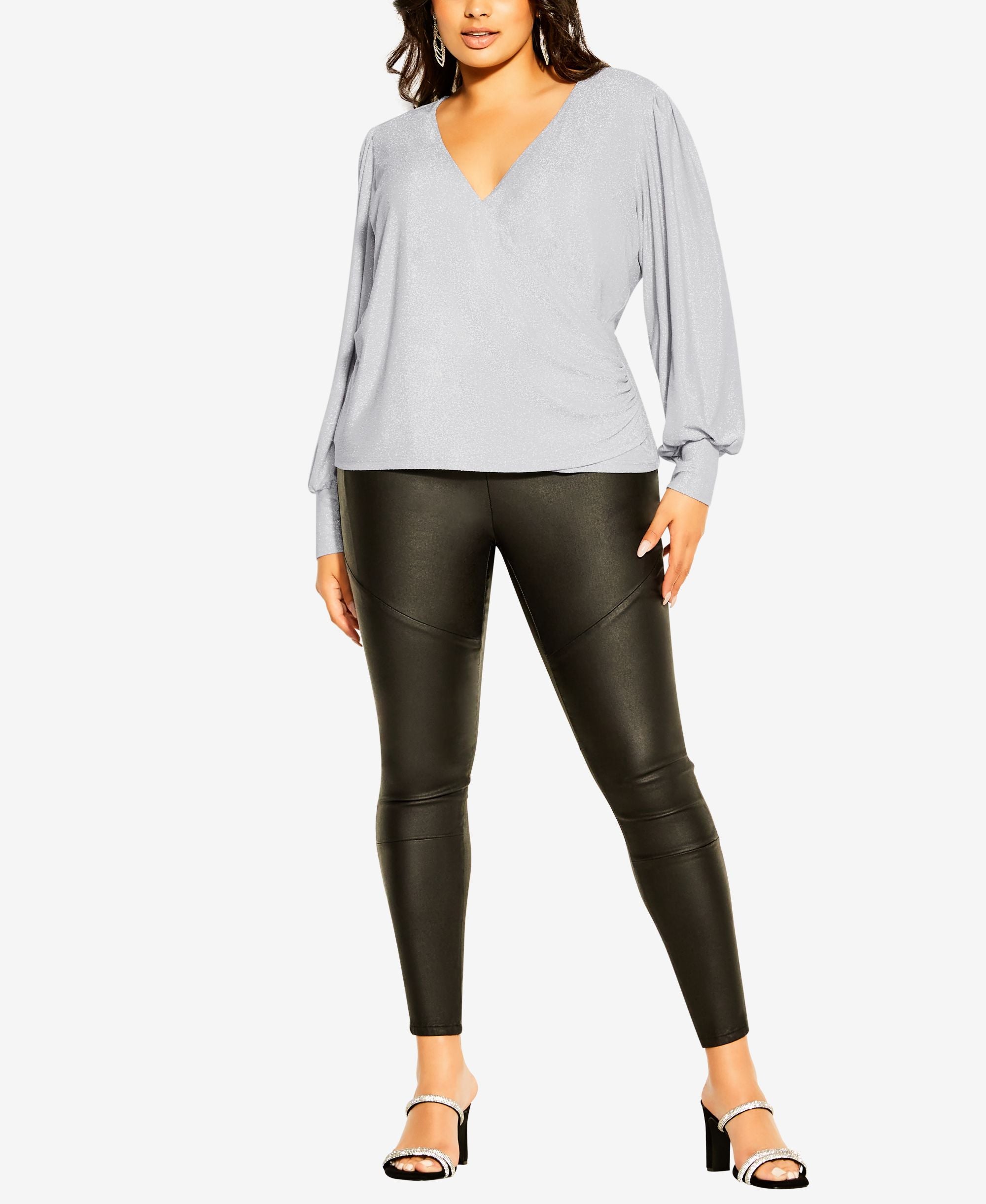 Trendy Plus Size Glowing Top