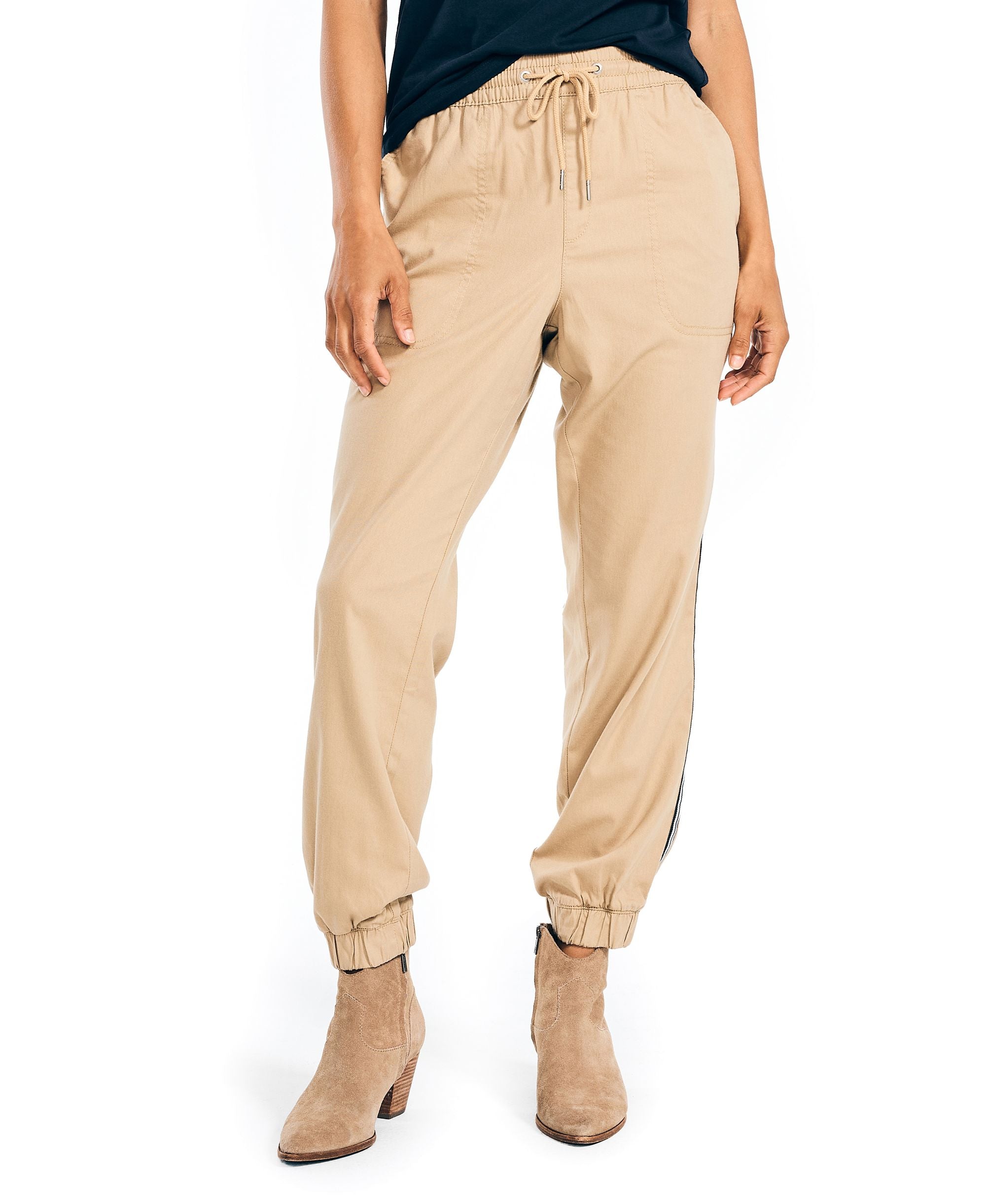 Nautica Womens Crafted Utility Jogger Pants