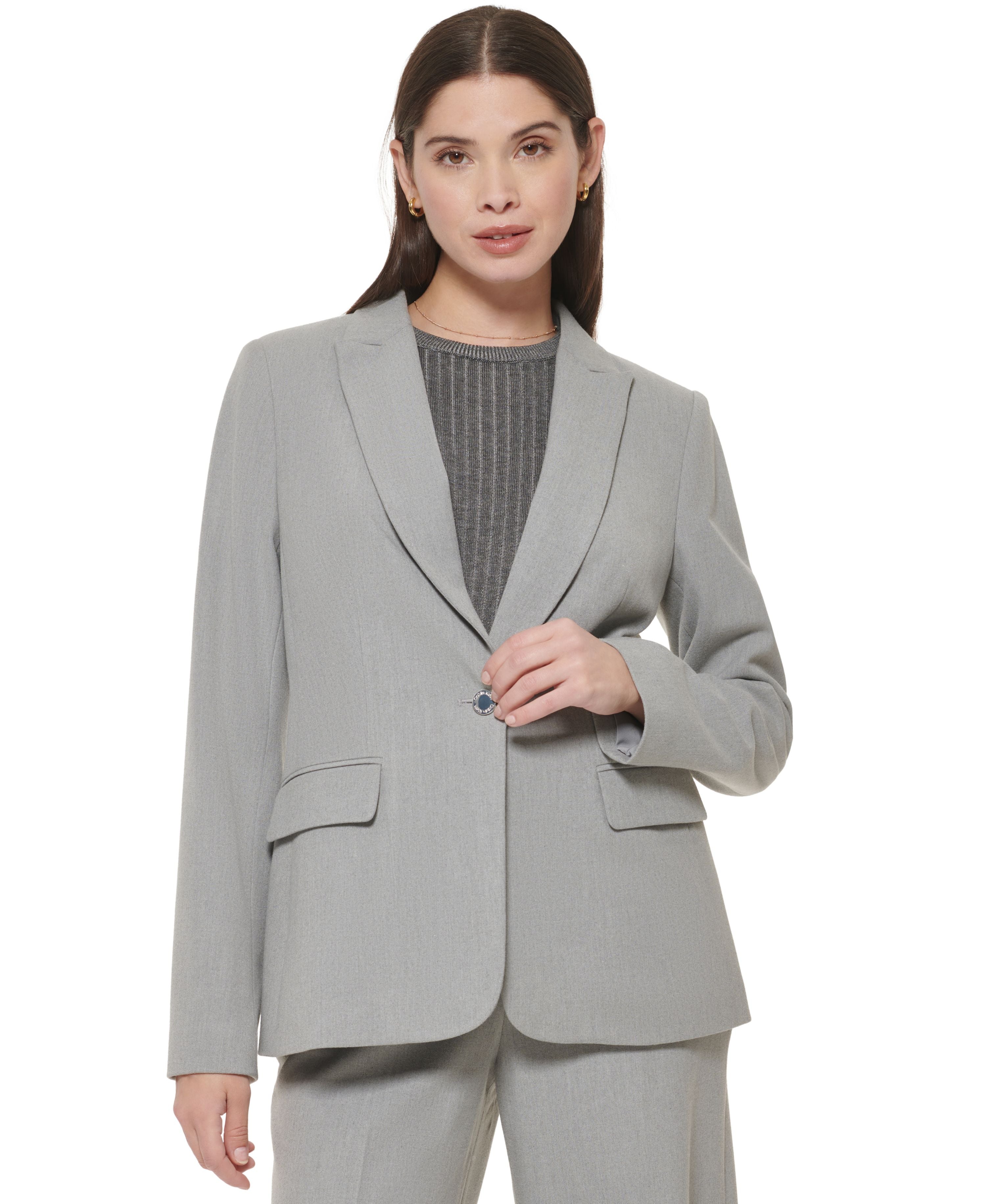 Women's One Button Blazer