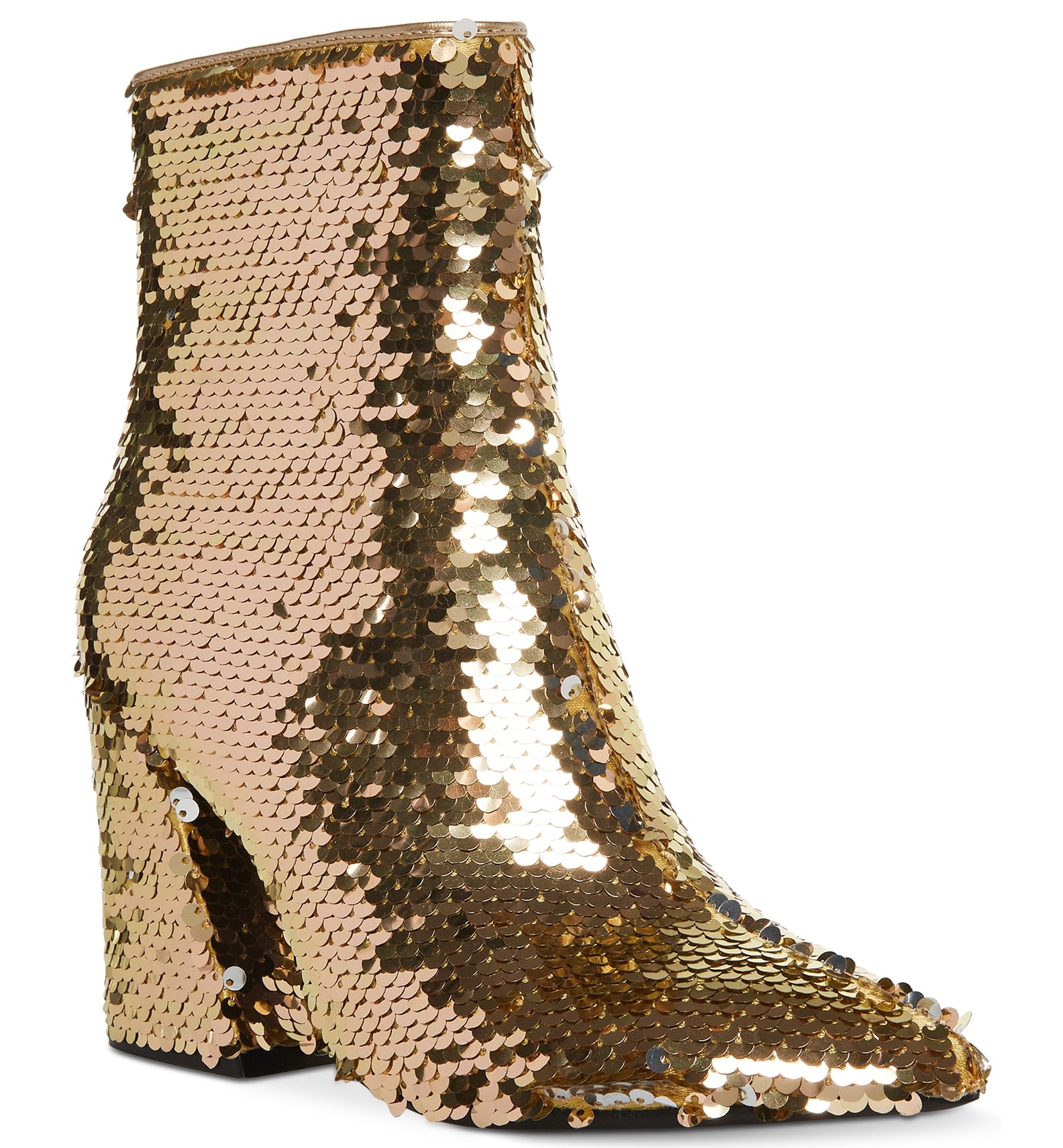 Women's Cody Sequined Flare-Heel Booties