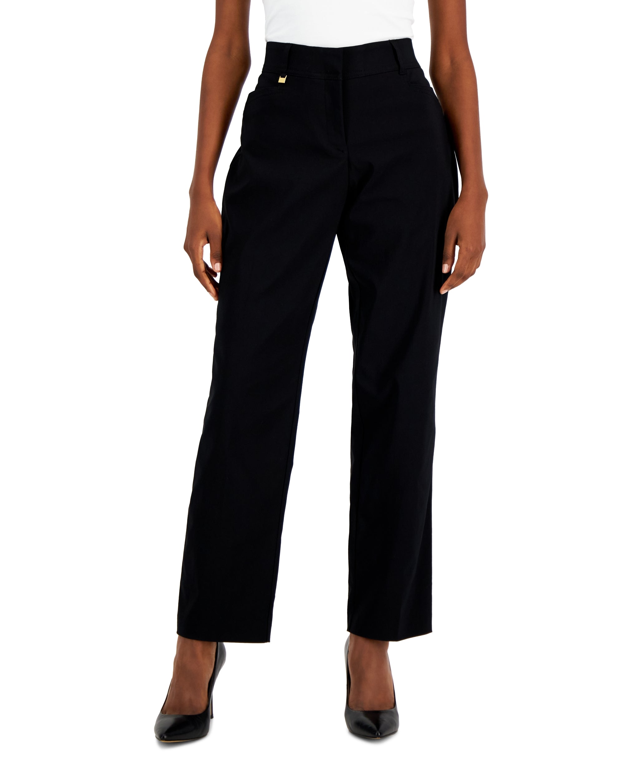 Petite Tummy-Control Curvy Fit Pants, Petite and Petite Short
