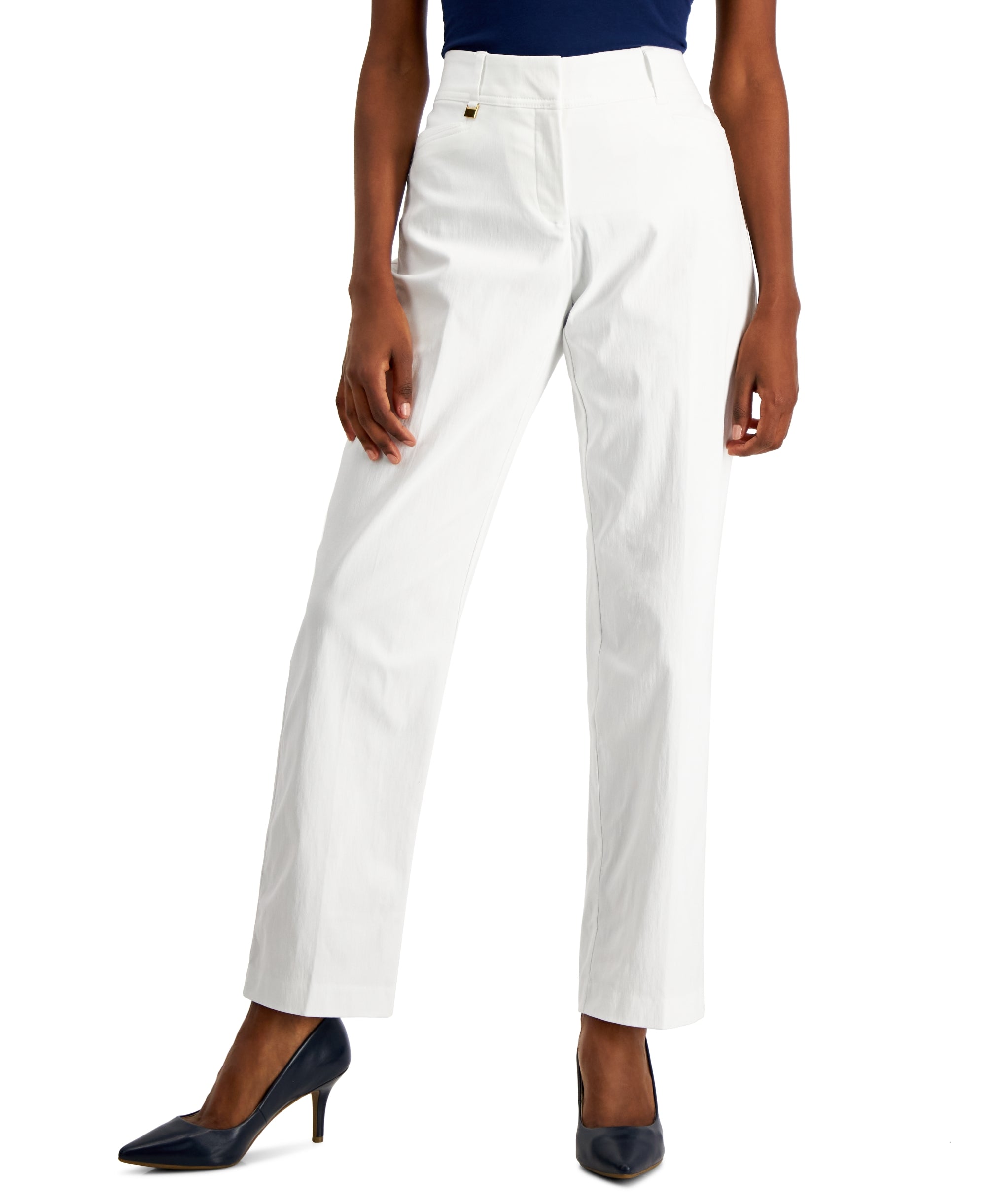 Petite Tummy-Control Curvy Fit Pants, Petite and Petite Short