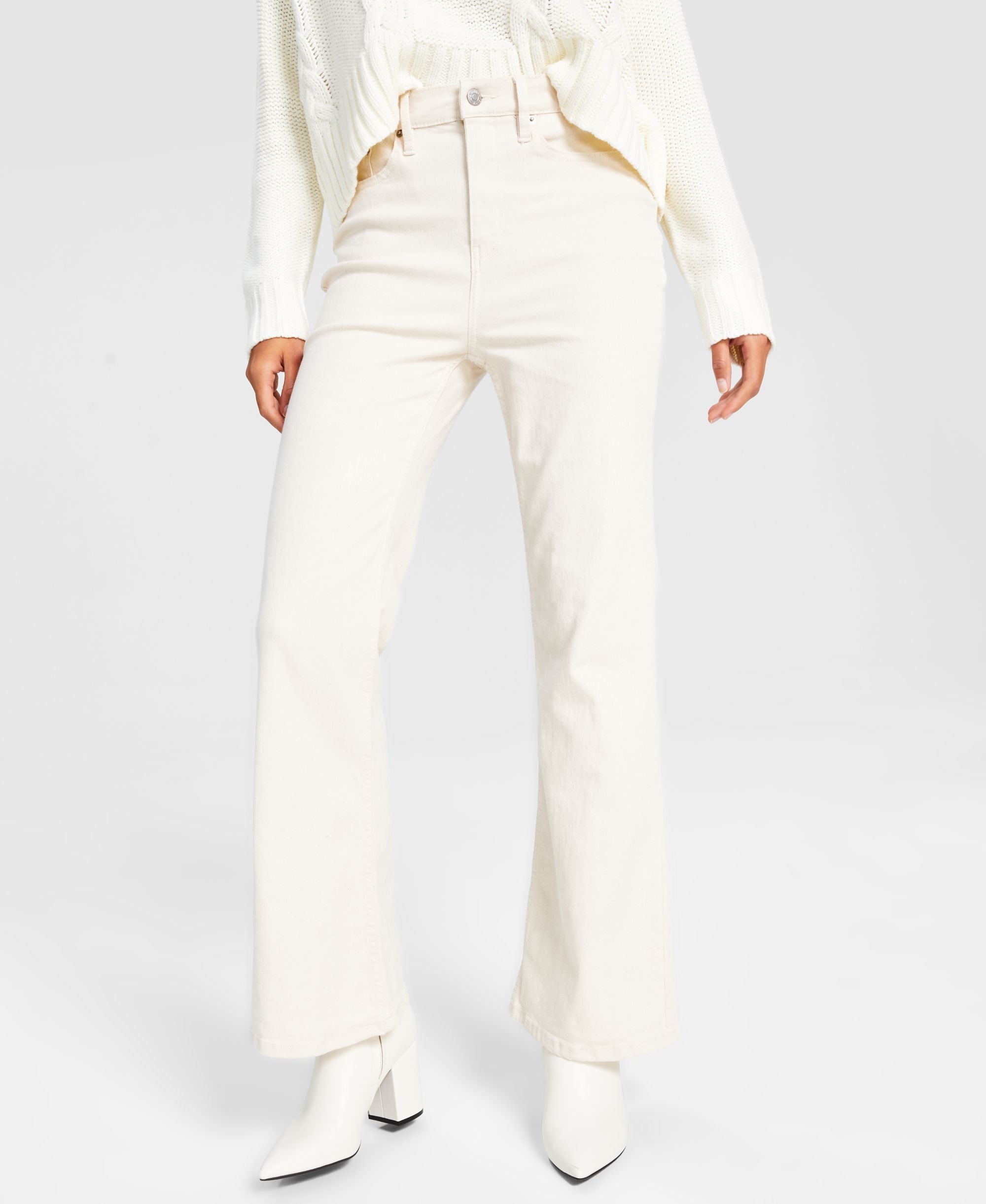 Women's Super High Rise Flared-Leg Stretch Jeans