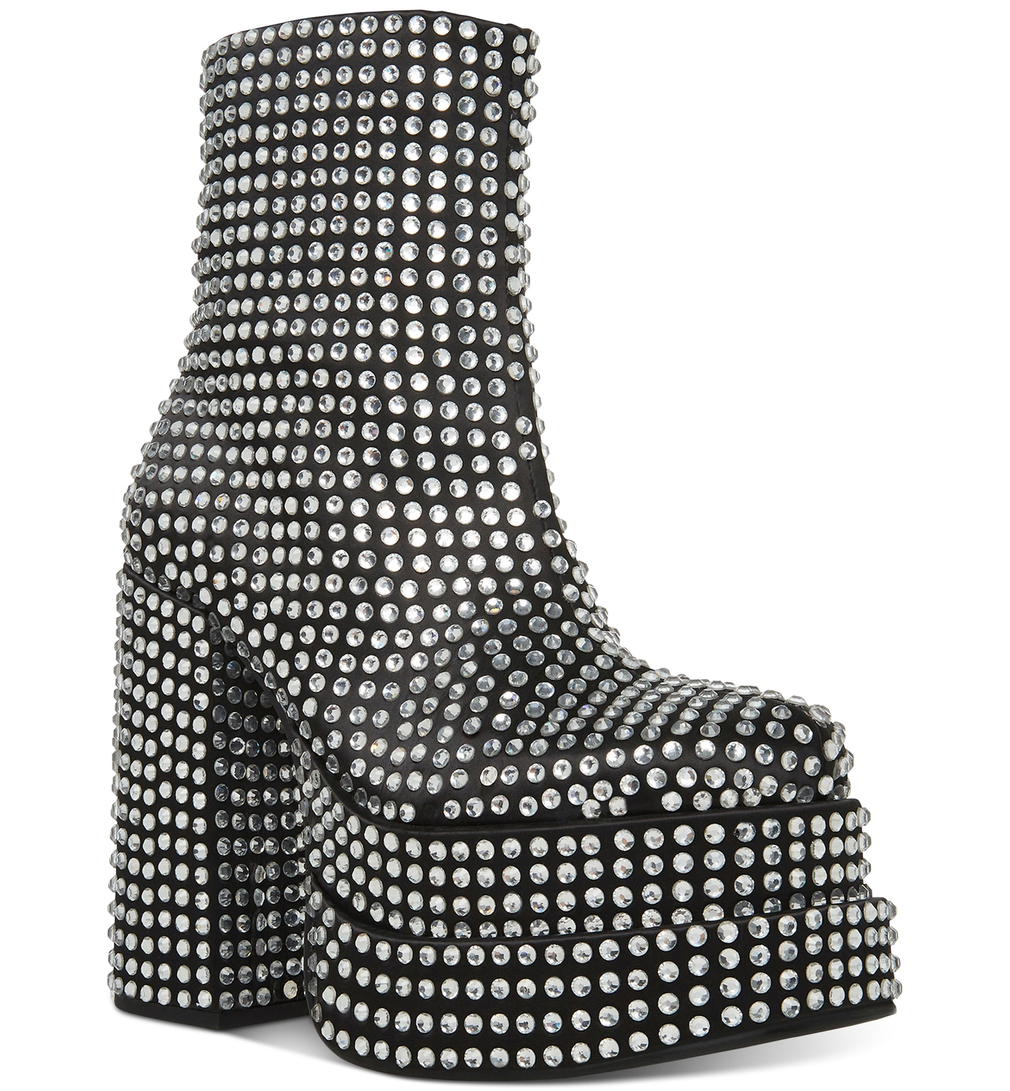 Women's Cobra Rhinestone Platform Booties