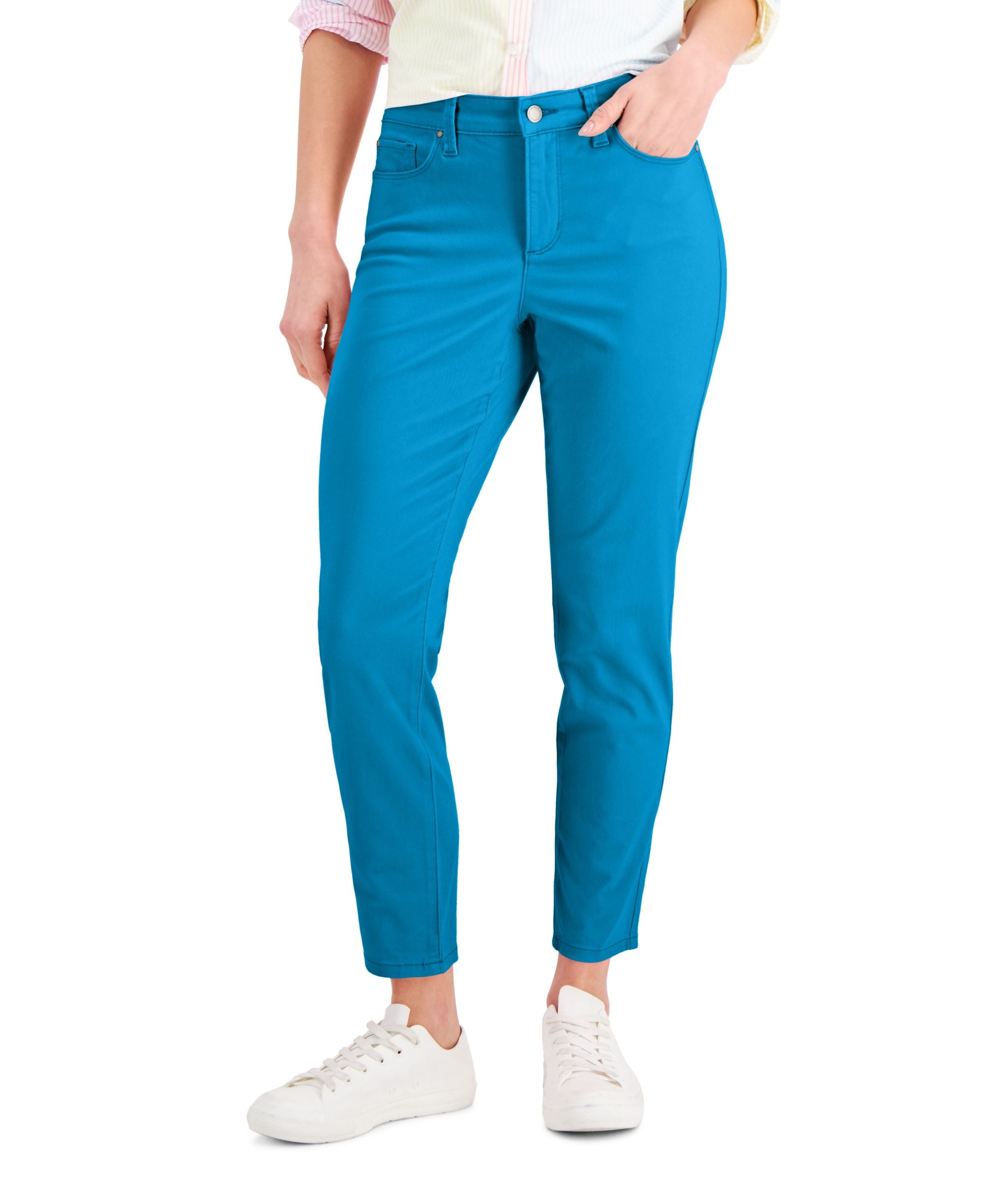 Charter Club Petite Bristol Skinny Ankle Jeans