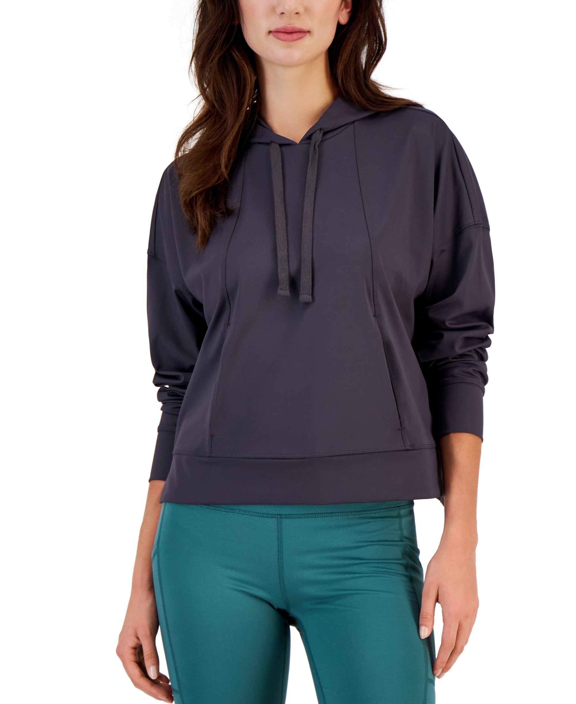 Women's Drop-Shoulder Pouch-Pocket Hoodie