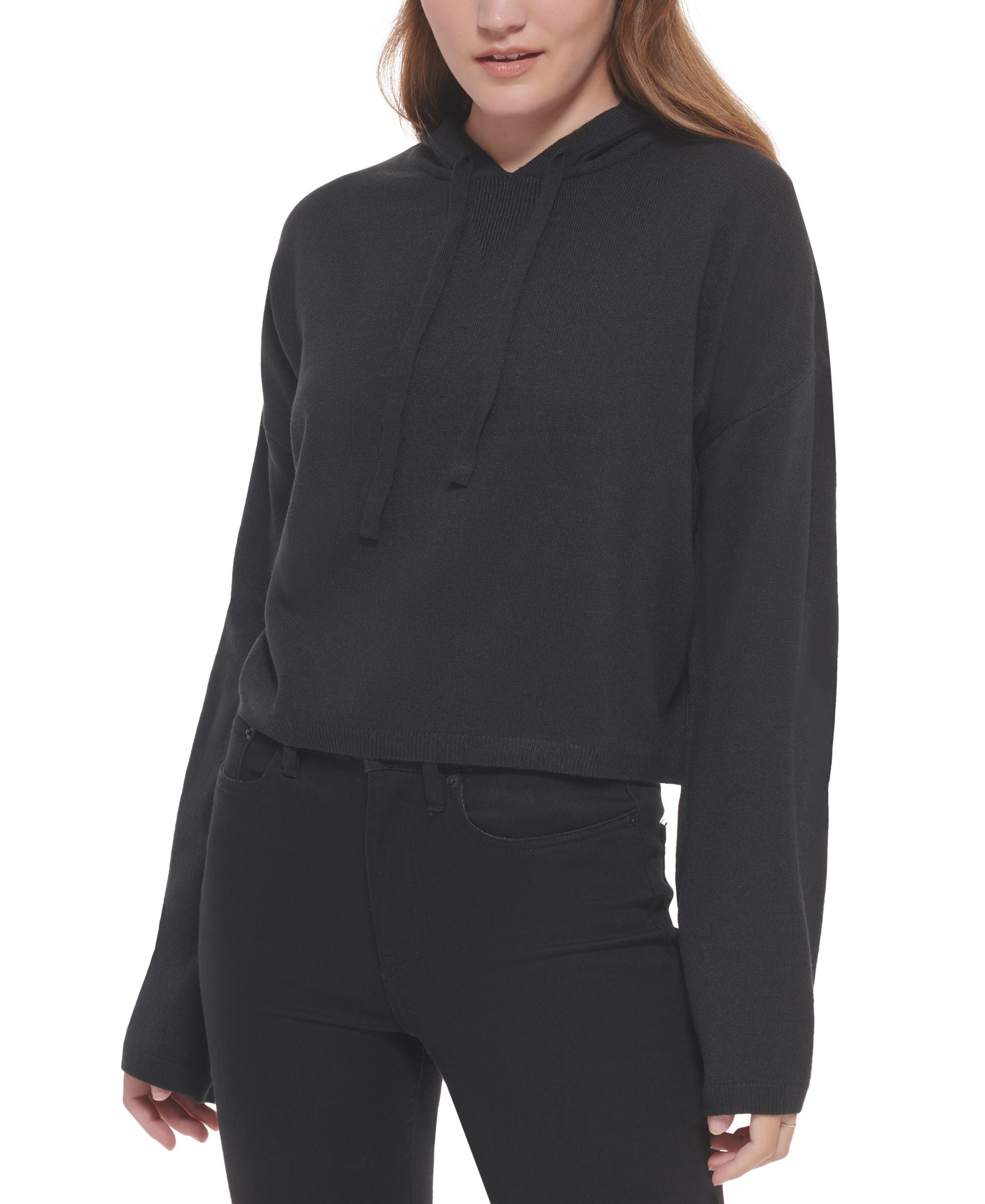 Women's Hooded Bell-Sleeve Top