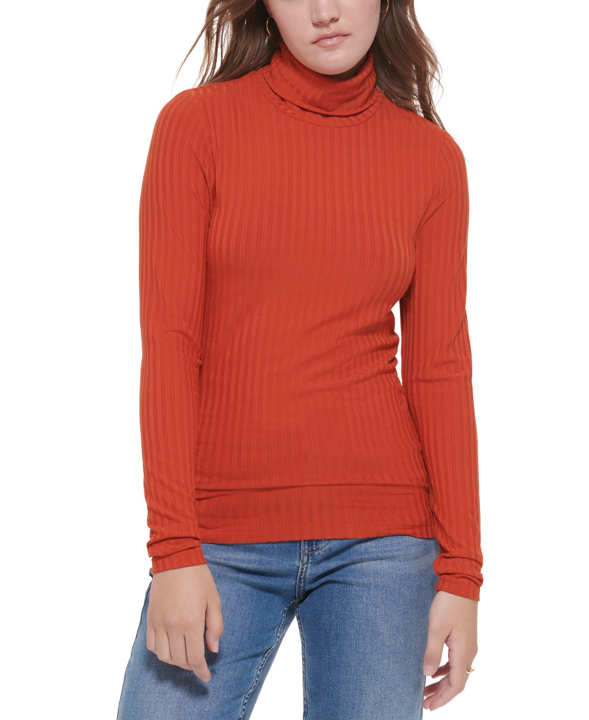 Women's Long Sleeve Turtleneck Top