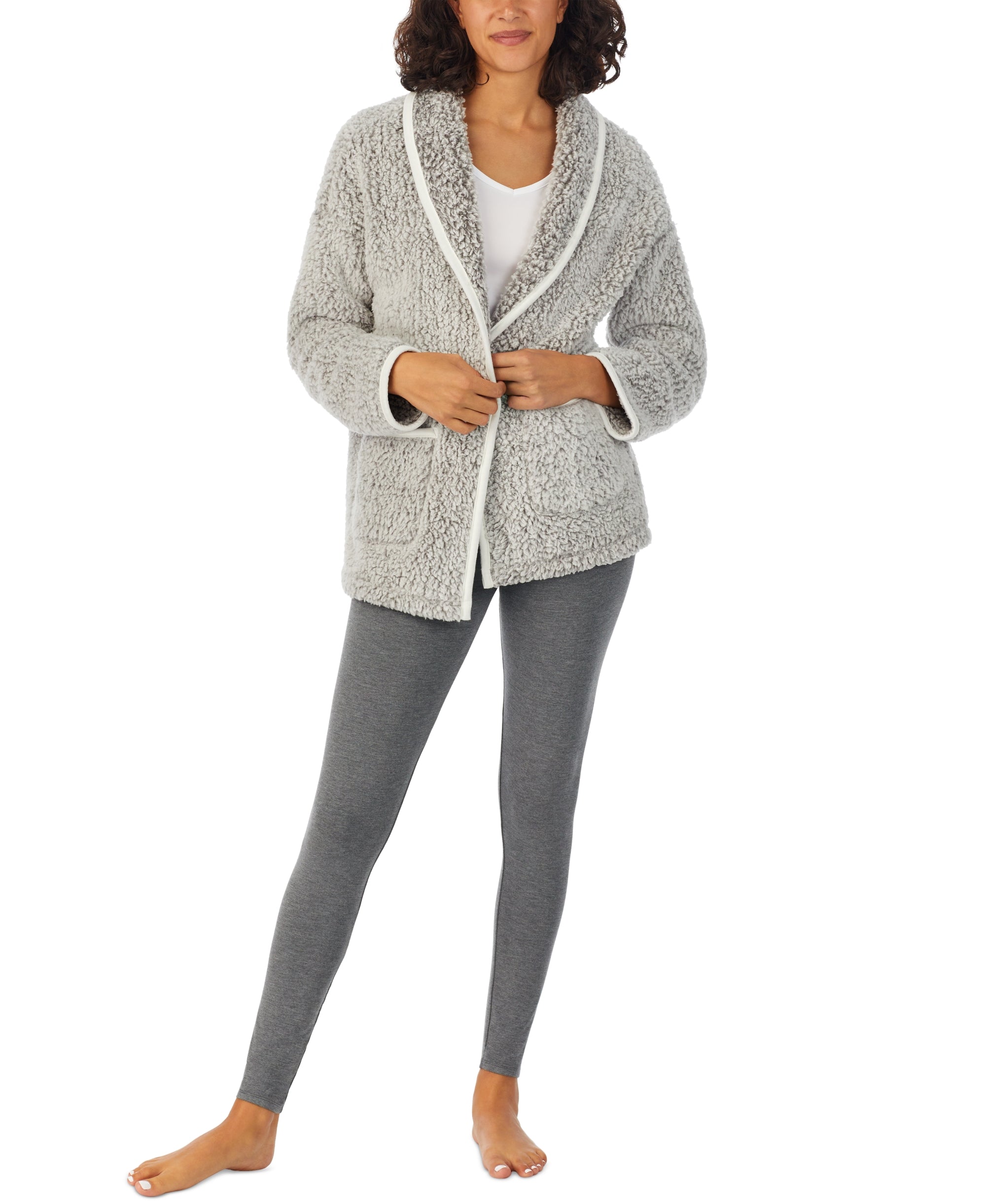 Women's Ultra-Soft Faux-Fur Bed Jacket