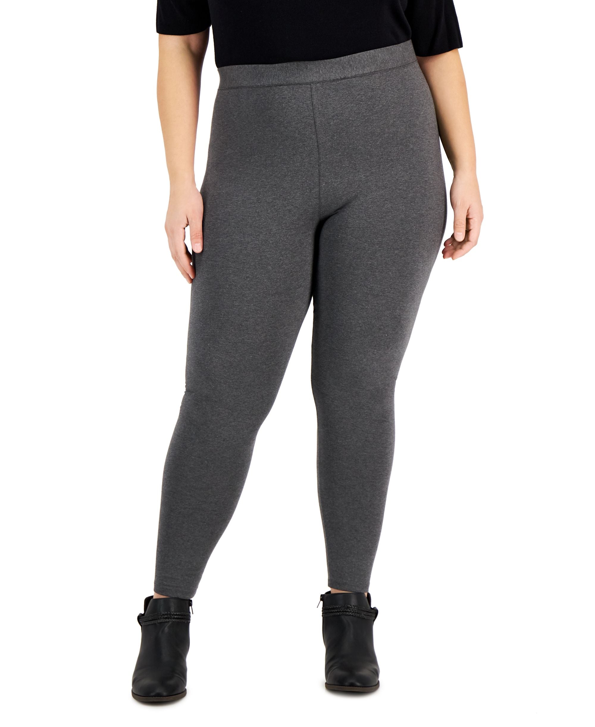 Plus Size Basic Leggings