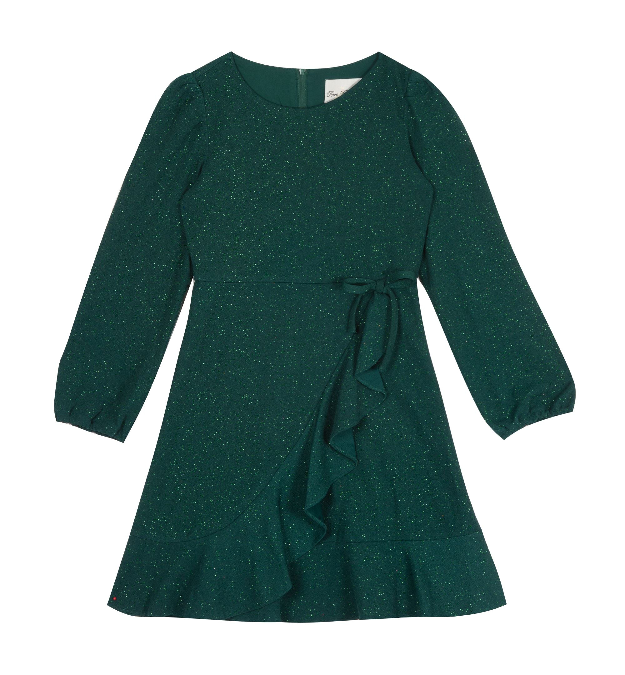 Big Girls Glitter Wrap Dress