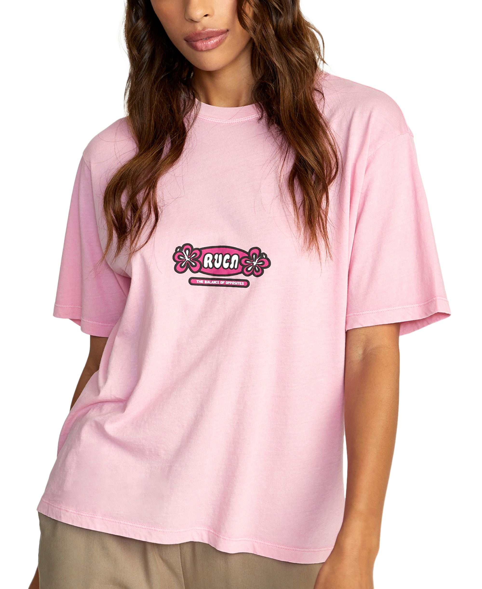 Juniors' Tropix Cotton Logo-Graphic Relaxed T-Shirt