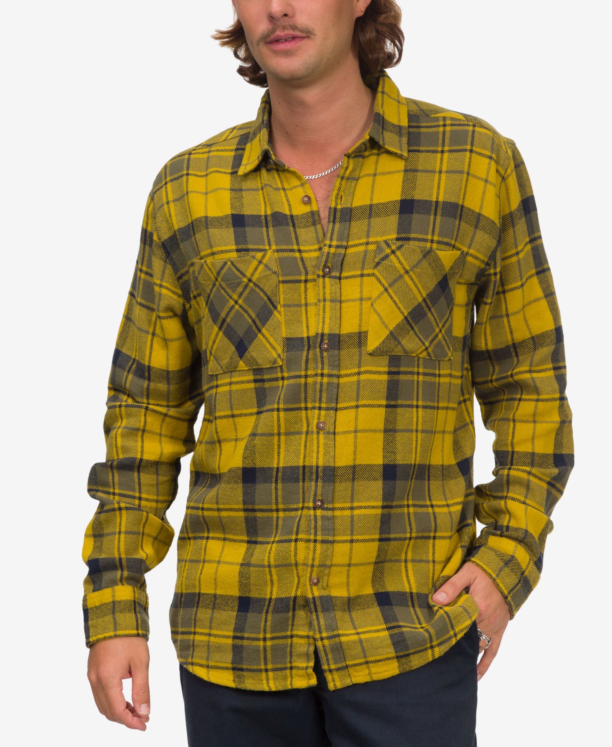Men's Jude Long Sleeves Flannel Shirt