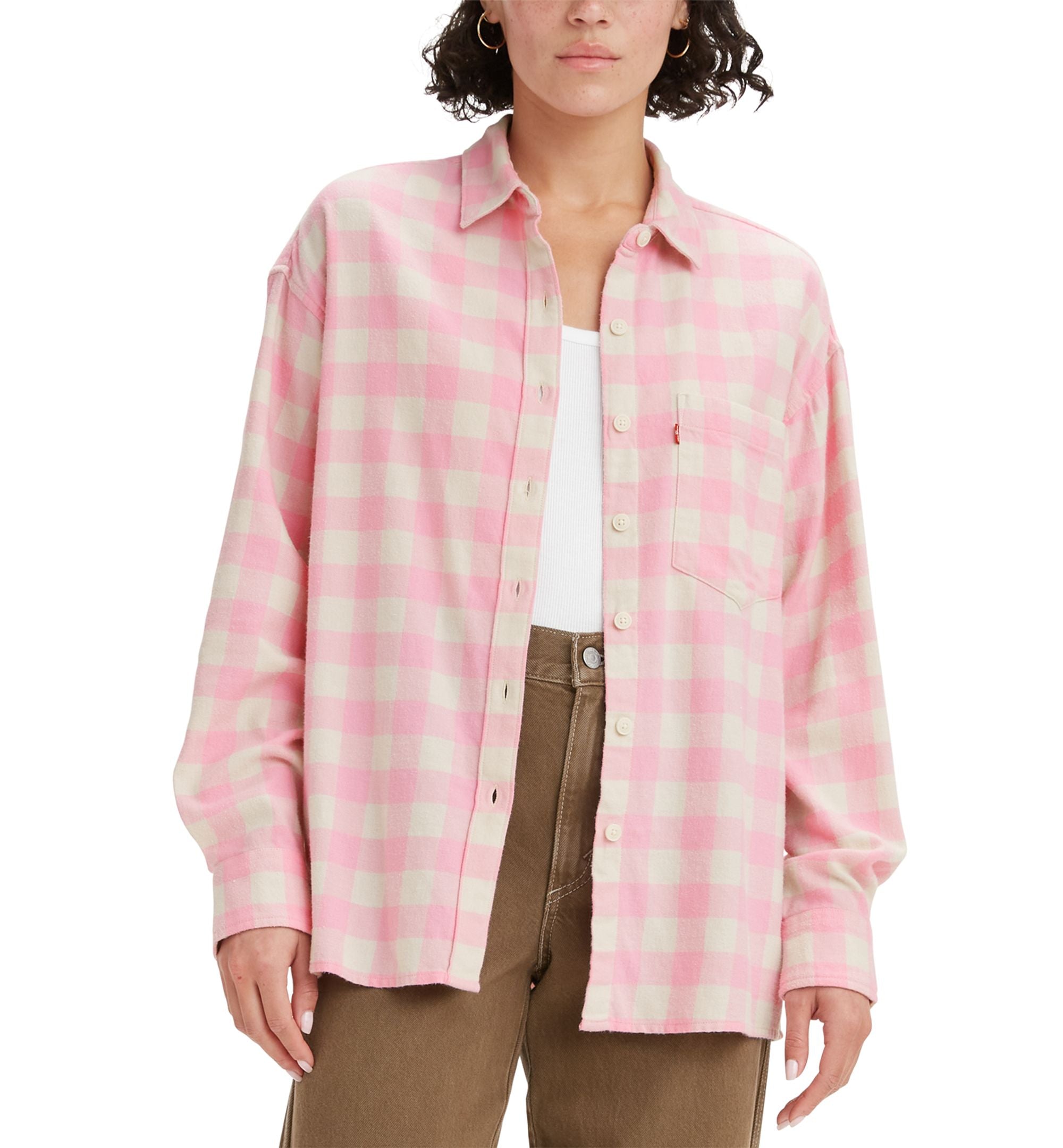 Women's Davy Cotton Lightweight Flannel Shirt